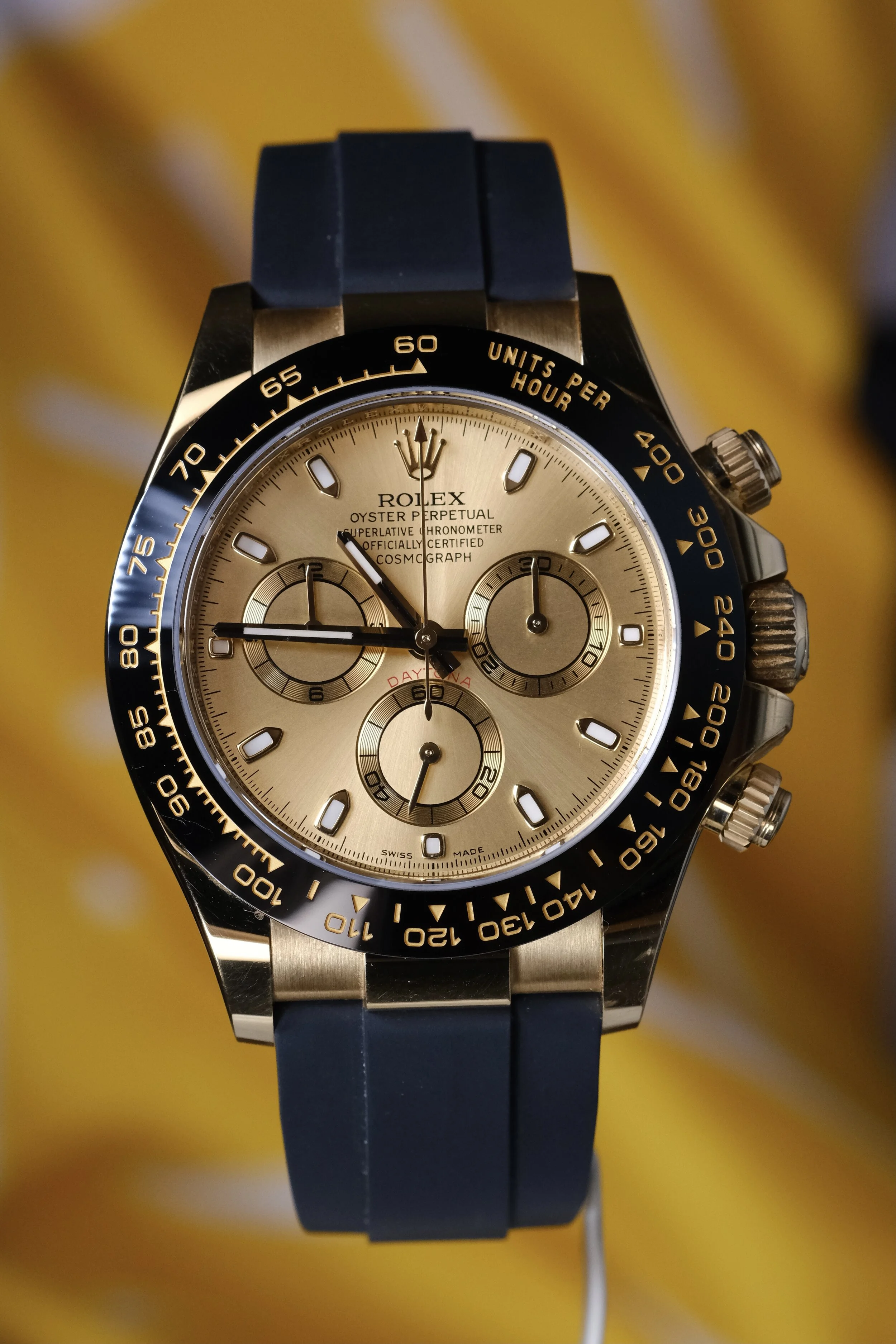 2019 Rolex Daytona 116518LN Champagne Dial | Oysterflex strap with Card