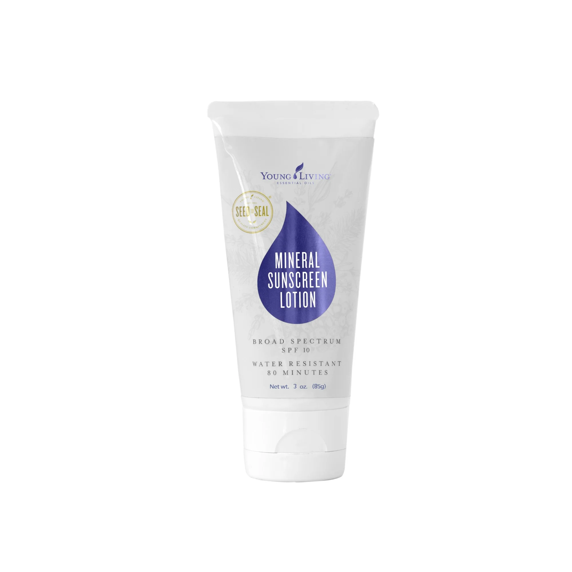 MINERAL SUNSCREEN (SPF 10) This sunscreen provides protection against UVA and UVB rays without harsh chemical ingredients. Non-greasy, reef-safe, SPF 10 protection, with non-nano zinc oxide. Goes on smooth and stays water and sweat-resistant for 80 minutes. Contains hypoallergenic ingredients and skin-loving essential oils like Helichrysum, Carrot Seed, and Sacred Frankincense. Click here to learn more about this product.