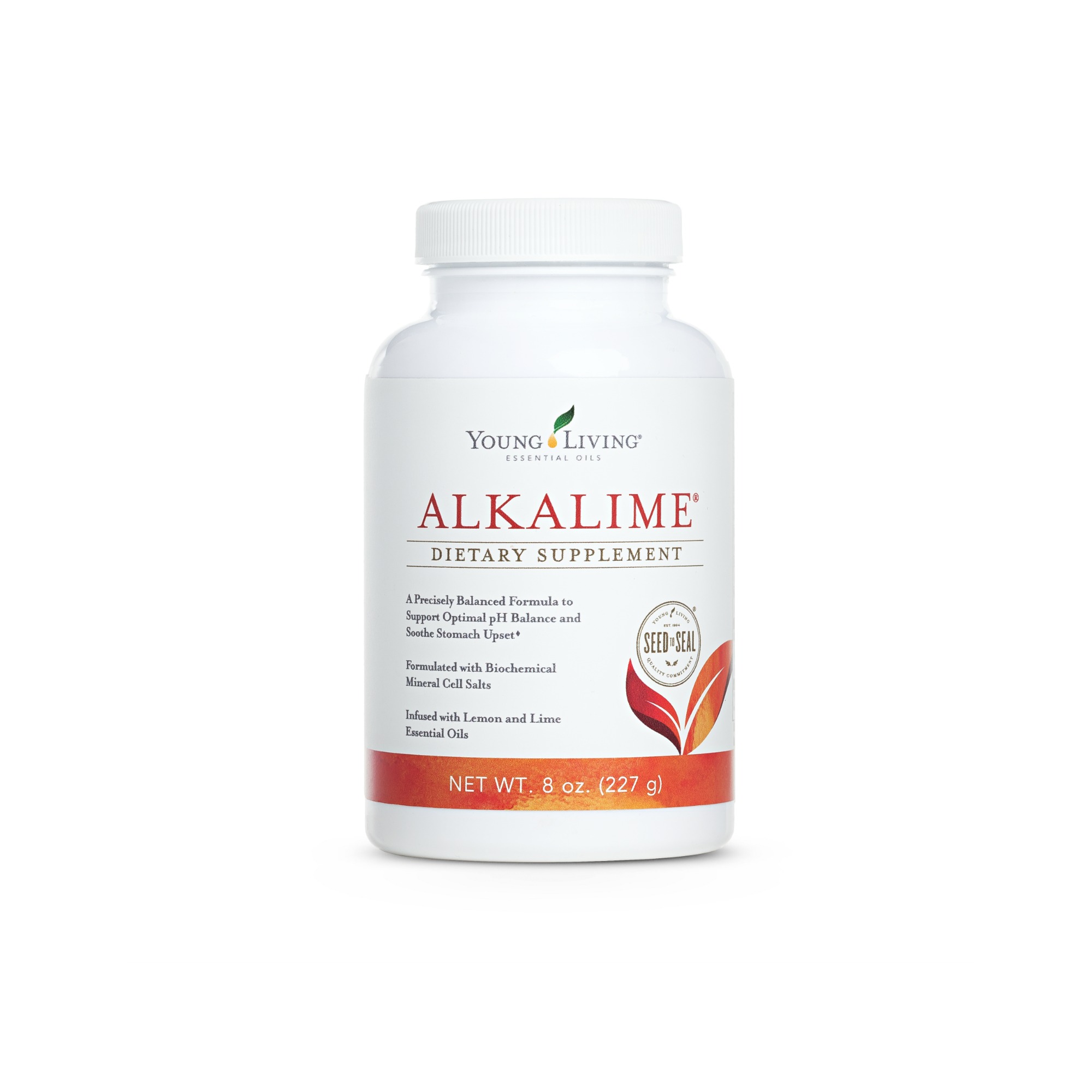ALKALIME AlkaLime is a precisely-balanced alkaline mineral complex formulated to neutralize acidity and maintain desirable pH levels in the body. Infused with lemon and lime essential oils and organic whole lemon powder, AlkaLime also features enhanced effervescence and biochemic cell salts for increased effectiveness. A balanced pH is thought to play an important role in maintaining overall health, a steady immune system, and vigor. This is popularly used as a supplement to help soothe the occasional upset stomach. Click here to learn more about this product.