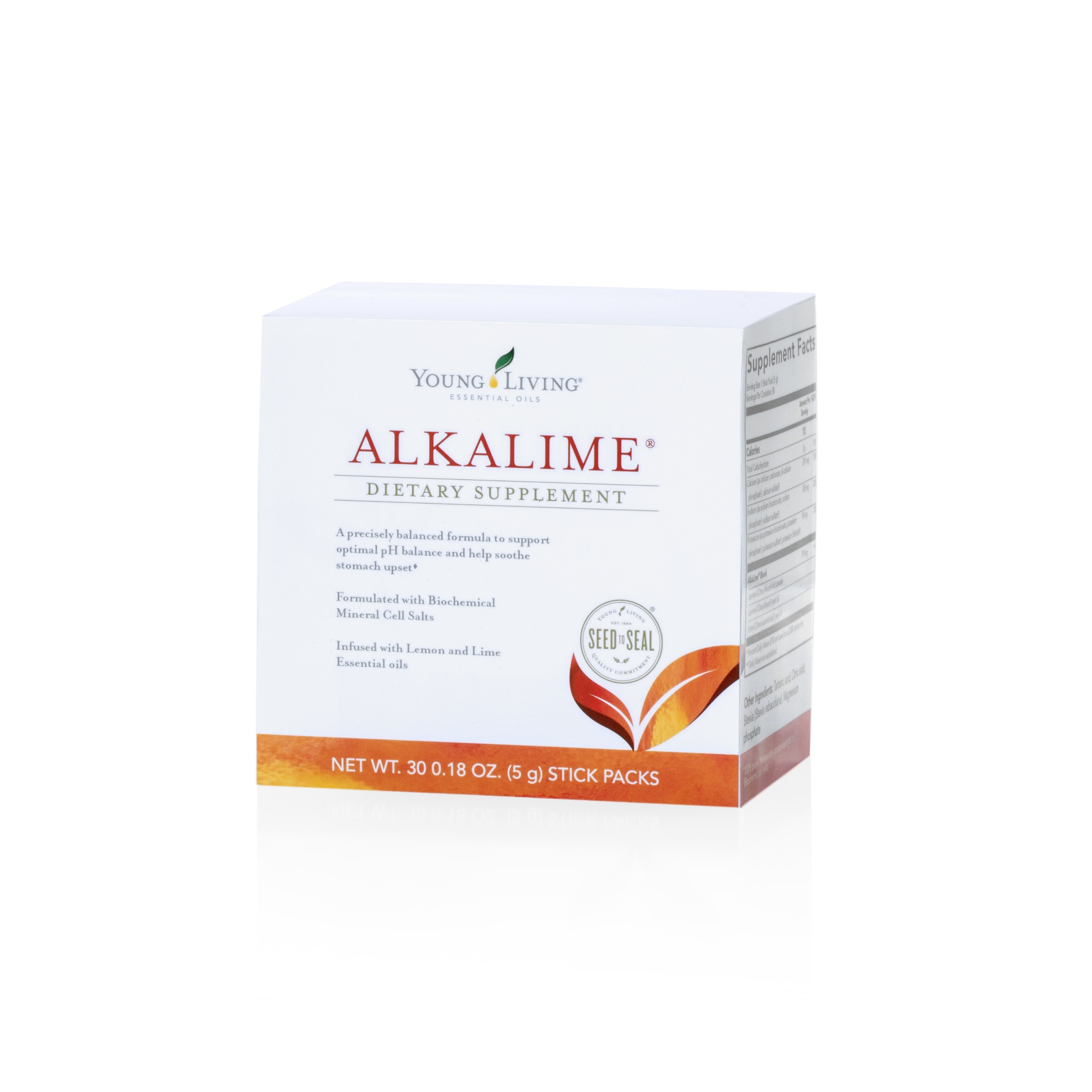 ALKALIME STICKS AlkaLime now comes in convenient single-serve stick packs, so you can enjoy this mild, alkalinizing drink on the go. Keep a few in your purse, backpack, or at the office. The effervescing mix is formulated with Lemon and Lime essential oils, organic lemon powder, and biochemical mineral cell salts to create a crisp and soothing beverage that’s gentle on stomachs and supportive for digestive and immune health. Simply empty a packet into 4–6 ounces of cool, pure water, then stir and enjoy. Contains no artificial colors, flavors, or sweeteners. Click here to learn more about this product.