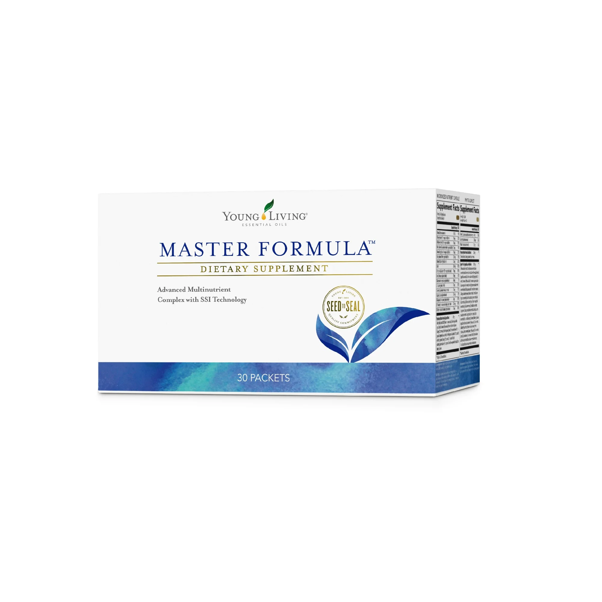 MASTER FORMULA Master Formula is a full spectrum, multi-nutrient complex, providing premium vitamins, minerals, and food-based nutriment to support general health and well-being. By utilizing a Synergistic Suspension Isolation process – SSI Technology – ingredients are delivered in three distinct delivery forms. Collectively, these ingredients provide a premium, synergistic complex to support your body and overall immune health and wellness. It contains gut flora prebiotics, as well as ingredients that help neutralize free radicals in the body including antioxidants, vitamins, minerals, and other food-based nutrients. Its pre-packaged sachets are convenient to take your vitamins on the go. Click here to learn more about this product.