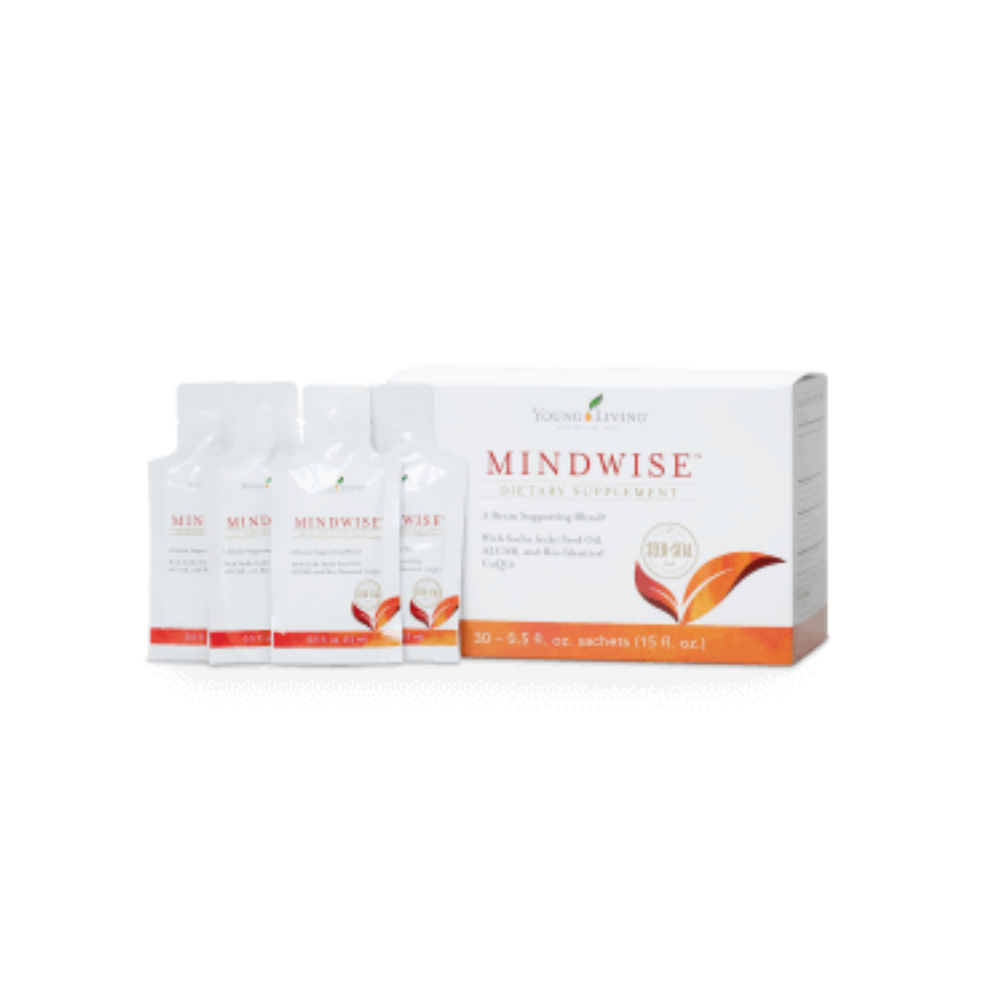 MINDWISE - SACHETS Support normal cardiovascular health and cognitive health on the go with MindWise™ single-serving packets! These convenient sachets make it easy to take this supplement for heart and brain function anywhere you go. MindWise supports normal cardiovascular health and cognitive health. With a vegetarian oil made from cold-pressed sacha inchi seeds and other medium-chain triglyceride oils, MindWise has a high proportion of unsaturated fatty acids and omega-3 fatty acids. Plus, it uses a combination of fruit juices and extracts, turmeric, and pure essential oils to create a heart and brain function supplement with a taste you’ll love. MindWise also includes the proprietary memory function blend made with bioidentical CoQ10, ALCAR, and GPC, ingredients that have been studied for their unique benefits. With generous amounts of vitamin D3, this premium supplement is equipped to support normal brain function and overall cognitive and cardiovascular health. Click here to learn more about this product.