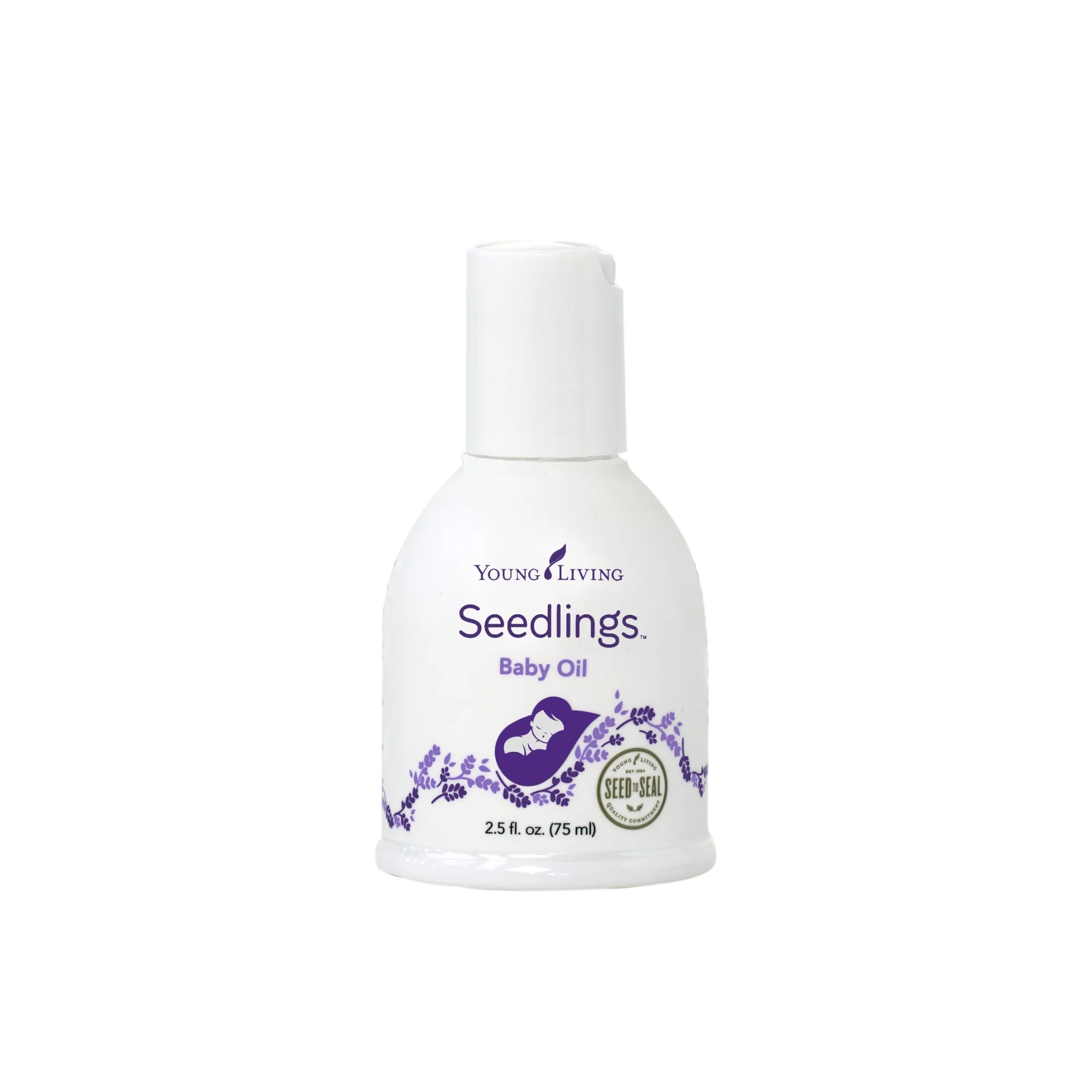 SEEDLINGS BABY OIL Young Living’s Seedlings Baby Oil is formulated specially for your infant’s delicate skin. This mild, gentle product contains 100 percent pure essential oils diluted to an appropriate strength; and its naturally derived, plant-based formula is lightly scented with our Calm blend of Lavender, Coriander, Bergamot, Ylang Ylang, and Geranium. This non-greasy formula moisturizes, soothes, and nourishes baby’s skin. It absorbs smoothly; provides a light, calm aroma; and promotes a relaxing environment. Formulated without mineral oil, it is vegan friendly and suitable for everyday use. Click here to learn more about this product.