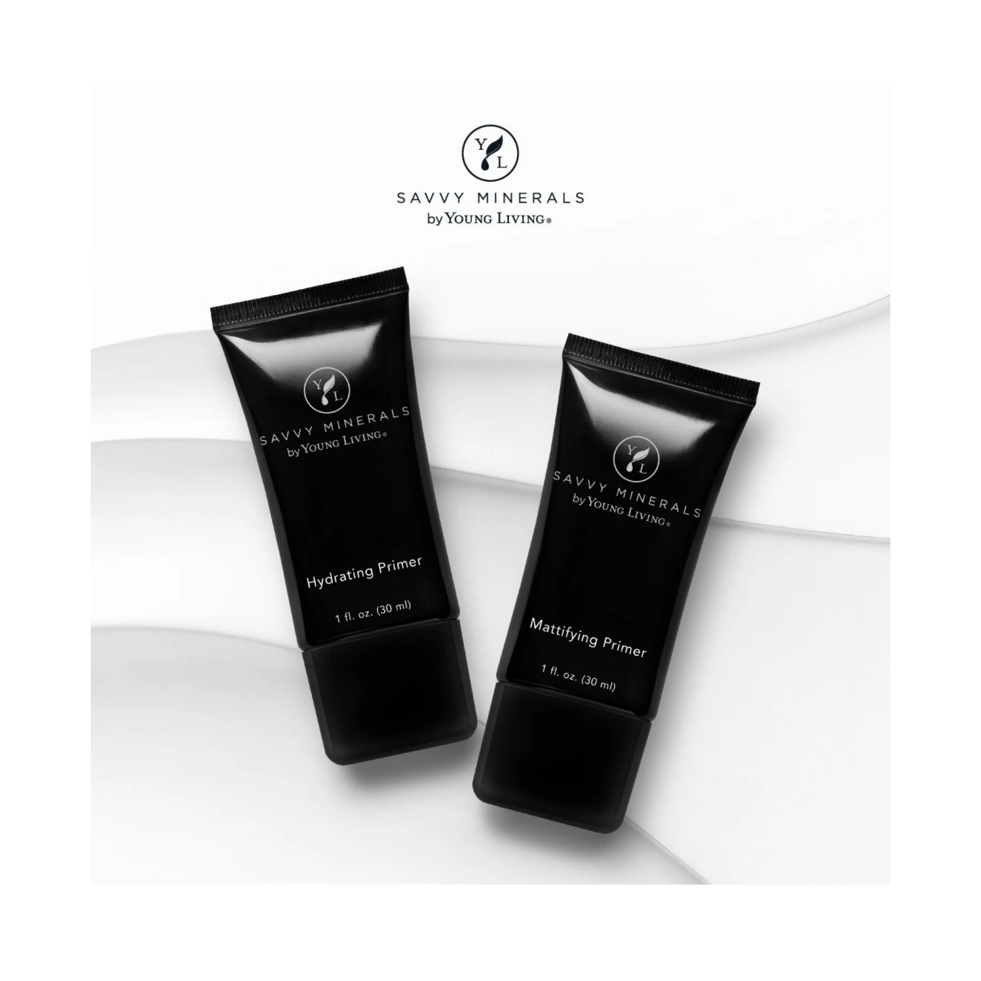 PRIMER (HYDRATING & MATTIFYING) Help your complexion appear radiant and younger-looking with this hydrating primer. It minimizes the look of pores and fine lines while creating a smooth surface for foundation to adhere to for long-lasting coverage. Dry skin will love the extra moisture with the Hydrating primer, which is fortified with coconut oil and shea butter, and gives the skin a youthful glow. Those with oily skin would love the Mattifying primer, because it helps keep shine to a minimum. The Mattifying primer is also formulated with Manuka and Tea Tree essential oils, which gives long-lasting wear to your foundation while also helping reduce the appearance of blemishes. Click here to learn more about this product.