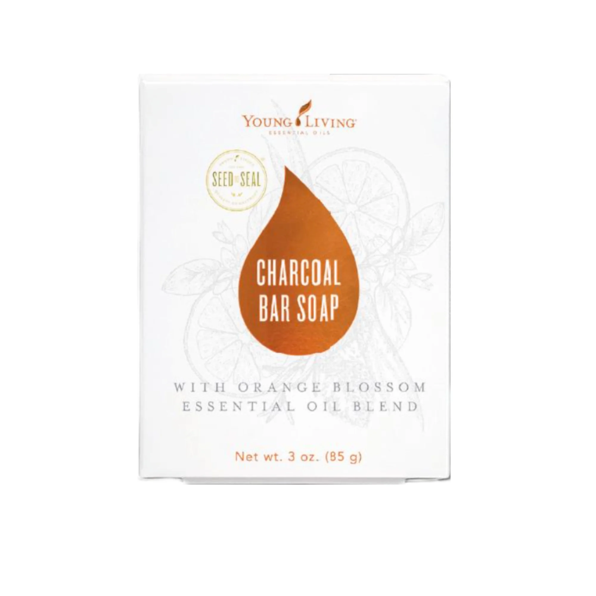 CHARCOAL BAR SOAP Made with the powerful absorption properties of activated charcoal, Young Living’s Charcoal Bar Soap pulls out dirt and impurities without stripping the skin’s natural moisture barrier. Its naturally derived formula includes powerful skin-cleaning agents, moisturizing ingredients, and the bright, fresh scent the Orange Blossom essential oil blend. Use it for your body to cleanse and deodorize, or add it to your skin care routine. The unique benefits of charcoal soap make it an especially suitable face soap for combination, oily, or acne-prone skin to help maintain a clear, healthy-looking complexion. Click here to learn more about this product.