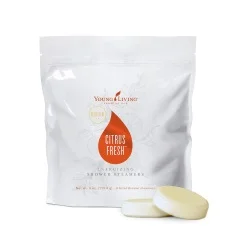 CITRUS FRESH SHOWER STEAMERS Invigorate your day with an enhanced shower experience when you use Citrus Fresh Energizing Shower Steamers. These effervescent shower delights feature clean, bright aromas from five citrus oil favorites, buoyed by sweet Spearmint. Let the peppy scent float through your shower steam for a refreshing, spa-like morning. Click here to learn more about this product.
