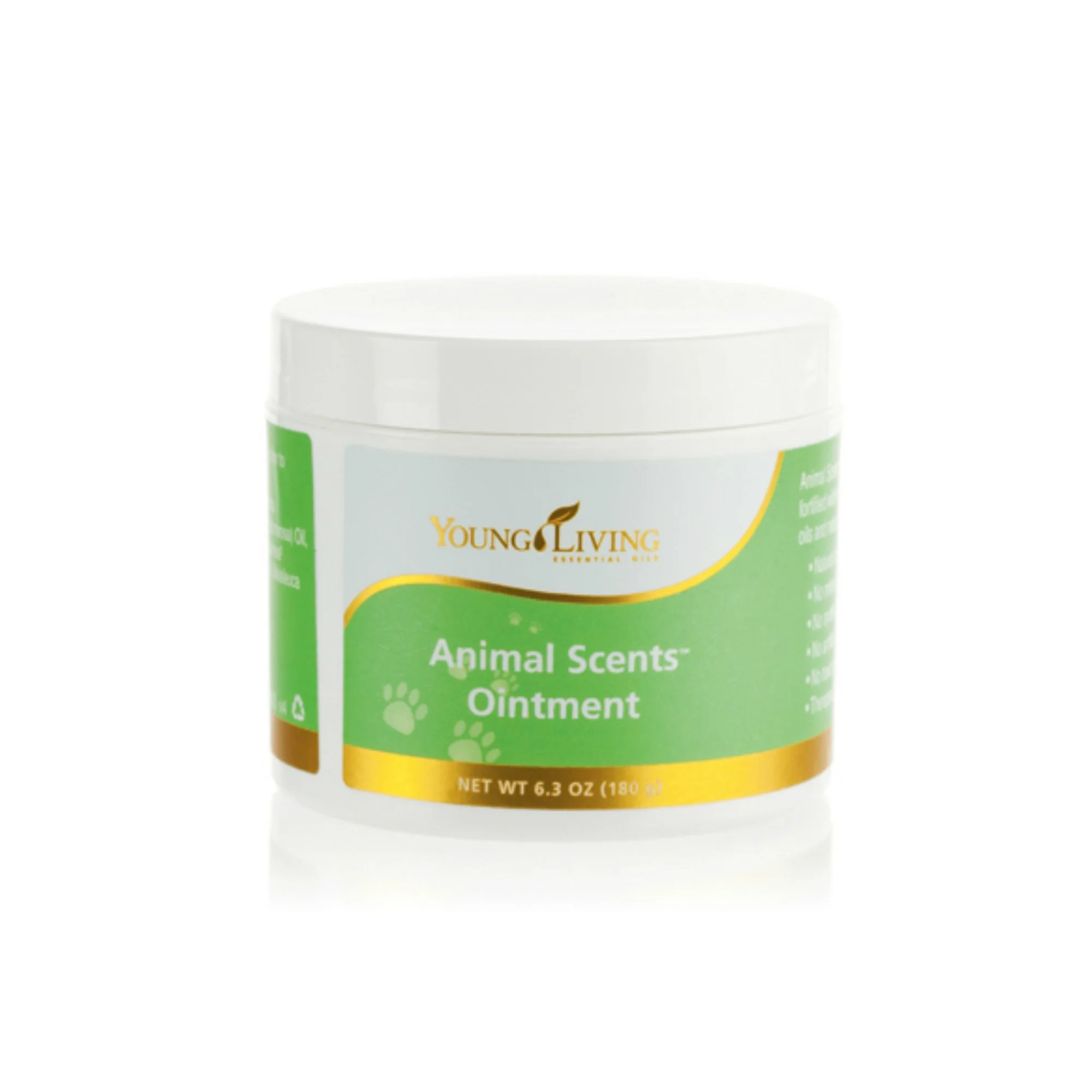 ANIMAL SCENTS OINTMENT Animal Scents Ointment is a protective, soothing salve designed specifically for external use on animals. The gentle and safe formula is enhanced with pure Tea Tree (Melaleuca Alternifolia) and Myrrh, two of nature’s most powerful essential oils, all excellent for skin. Apply directly to desired areas of your pet’s skin, but it’s also great for humans too. A portion of all proceeds from Animal Scents products goes to support Vital Ground, a nonprofit organization dedicated to protecting the habitat of grizzly bears and other wide-roaming wildlife. Click here to learn more about this product.