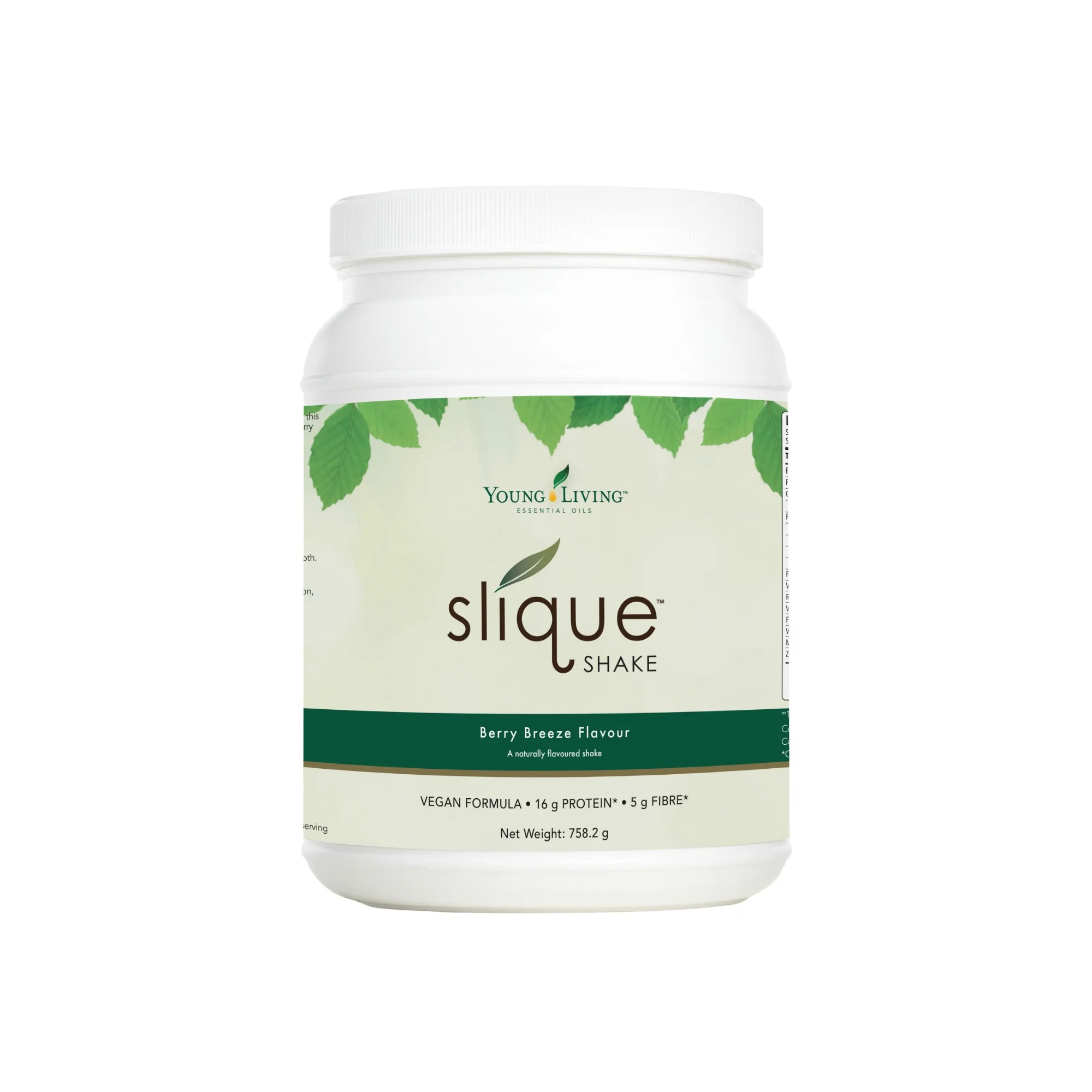 SLIQUE SHAKE Slique® Shake is a complete meal replacement shake that provides quick, satisfying, and delicious nutrition. Formulated with Slique Essence Essential Oil Blend, this shake may support healthy weight management when combined with regular exercise and a sensible diet. Its berry flavor is great on its own, or mixed with almond milk or fruit, and its vegan formula contains no artificial colors, flavors, preservatives or GMO ingredients. It is naturally sweetened with Stevia, organic coconut palm sugar, wolfberries, and strawberries. The formula also includes pea protein, quinoa, wolfberry, pumpkin seed protein, and alfalfa grass juice, making it not only a tasty protein shake but an excellent source of dietary fiber as well. Click here to learn more about this product.