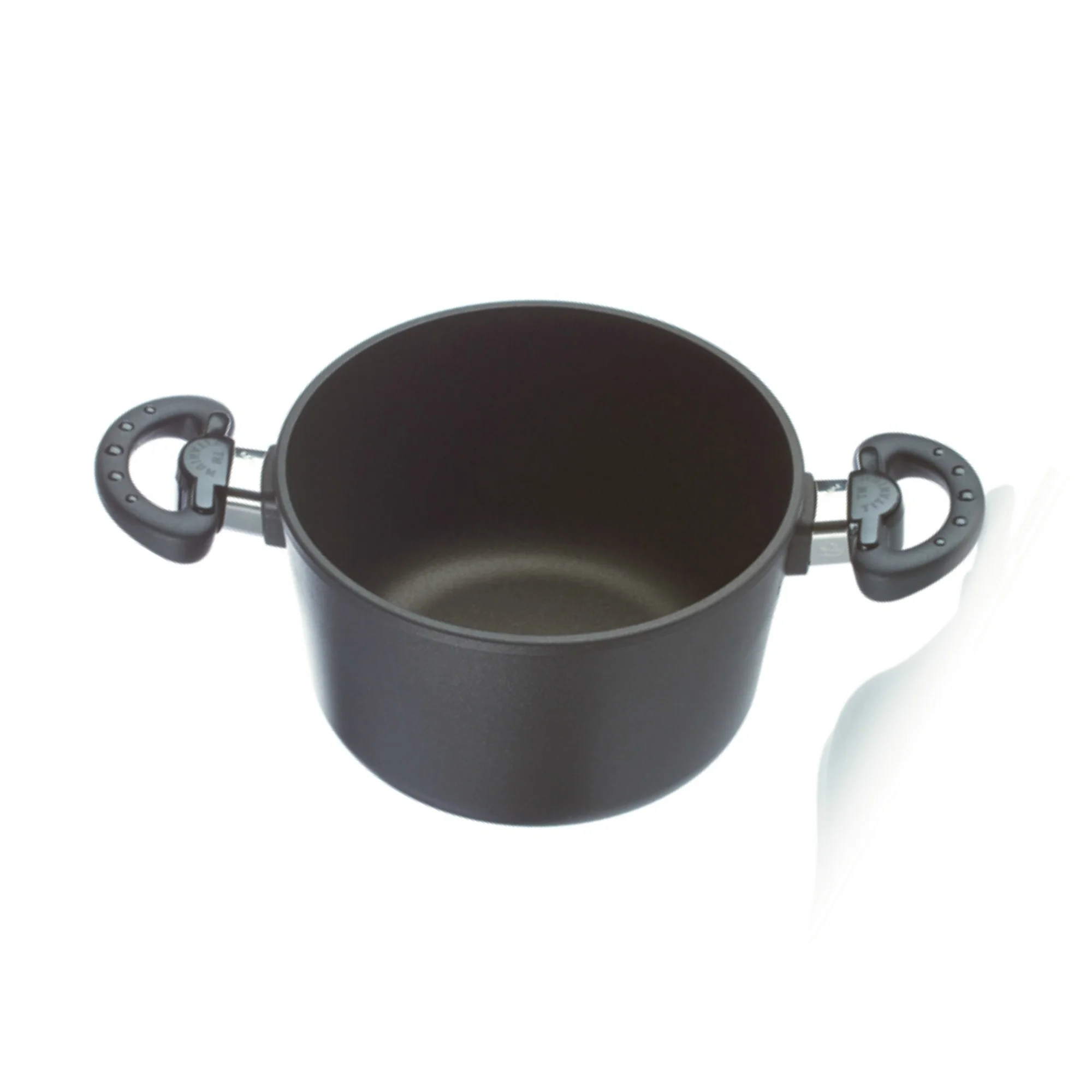 SAUCE PAN 20x13 The titanium saucepan is a must for master chefs and beginning cooks alike. The titanium coating resists abrasions, scratches, and warping while evenly heating your food. Sauces and vegetables are cooked to perfection in this quality cookware. All handles, lids, and knobs are ovenproof up to 500° F. Click here to learn more about this product.