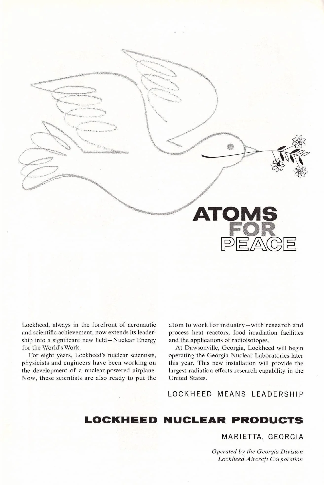 GNAL (Georgia Nuclear Aircraft Labratory) AKA "Dawson Forest"