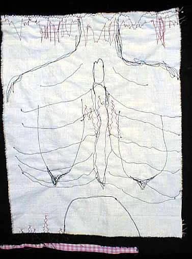 Body Perfect No. 1 Cotton fabrics, machine stitched.
