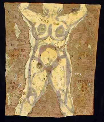 Body Perfect - Error Natural dyes painted and printed onto silk charmeuse fabric.