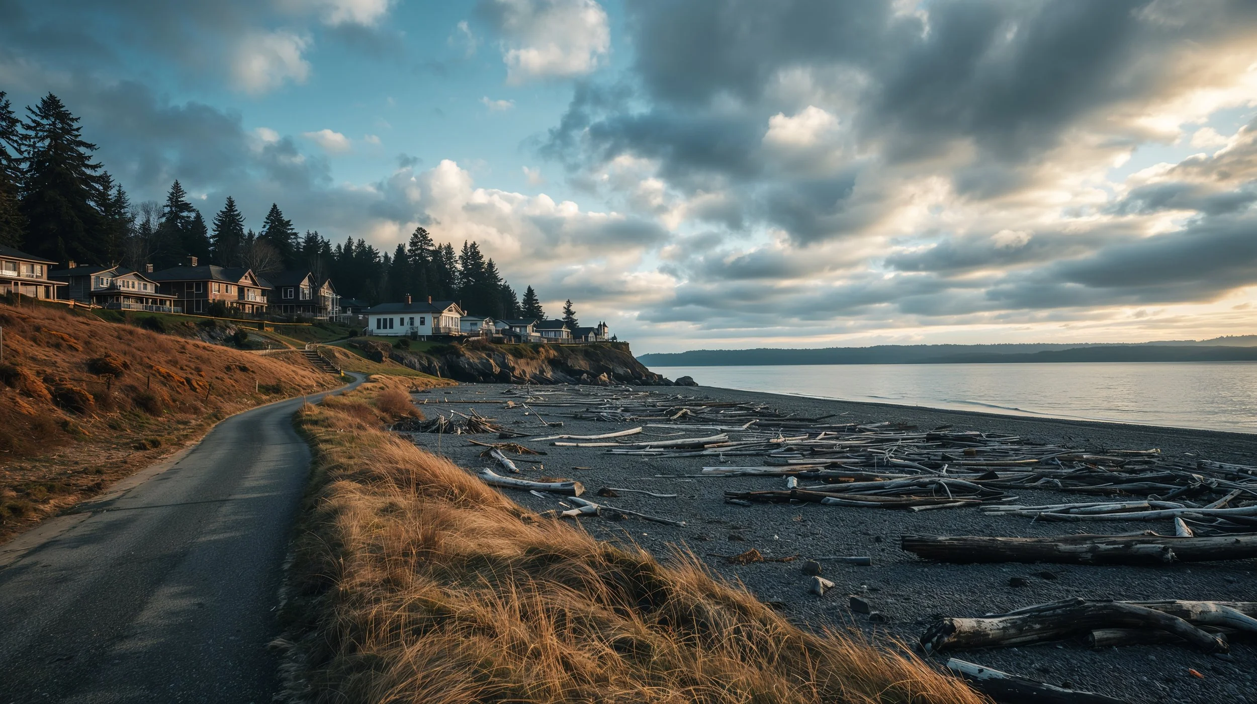 Richmond Beach Saltwater Park in Shoreline Washington with coastal views