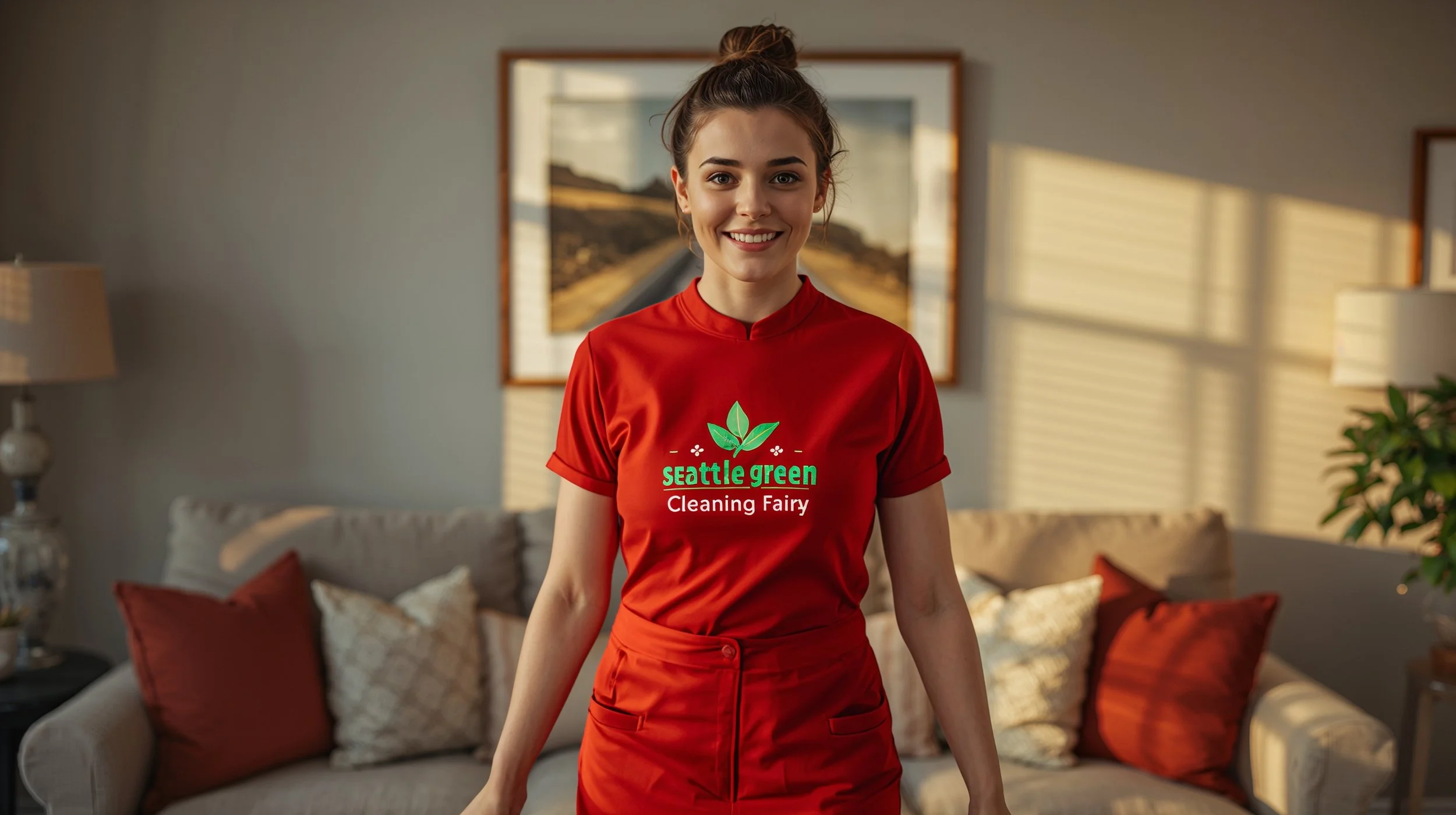 Spotless living room cleaning result in Blue Ridge Seattle home