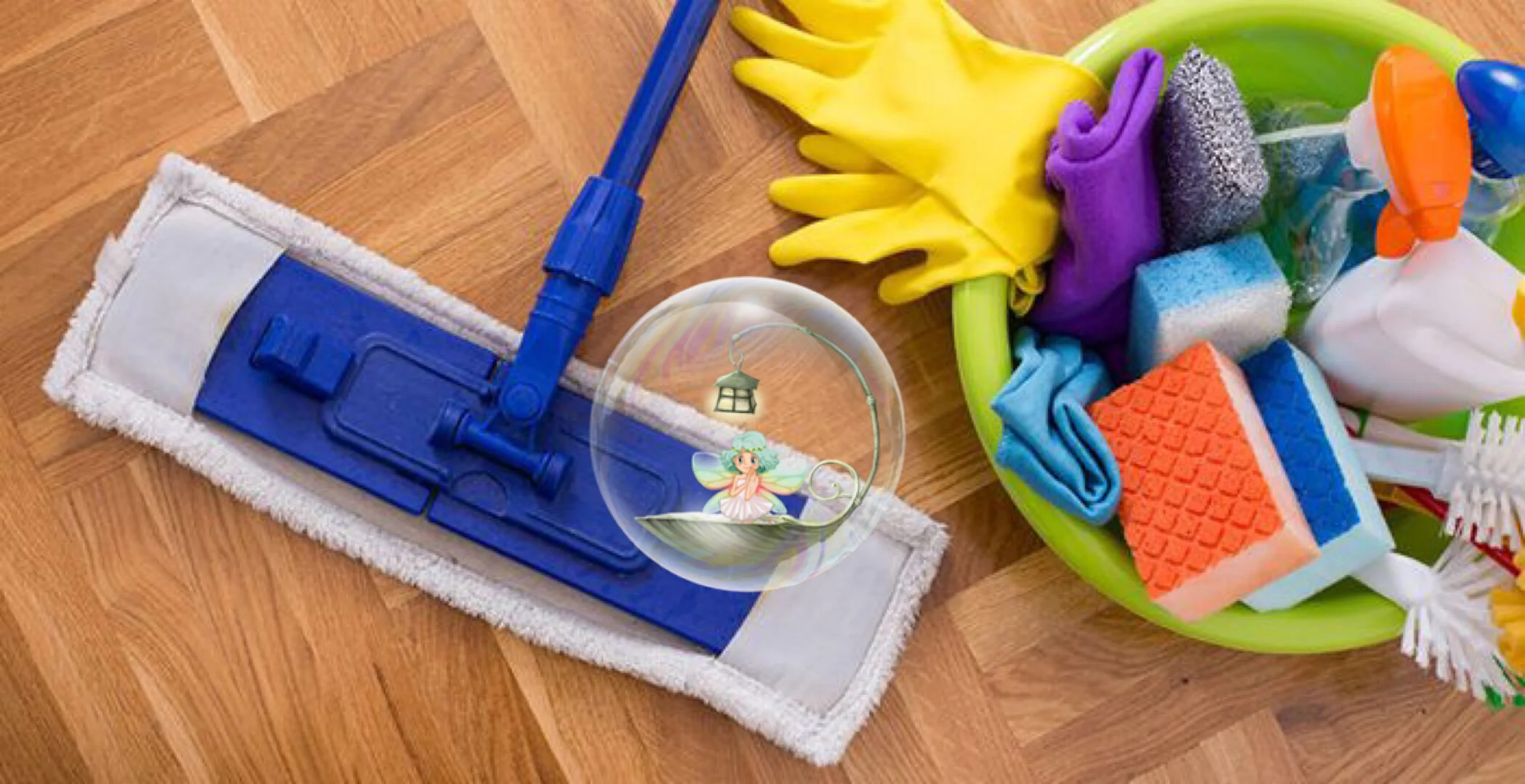 How do professional house cleaners clean a house?