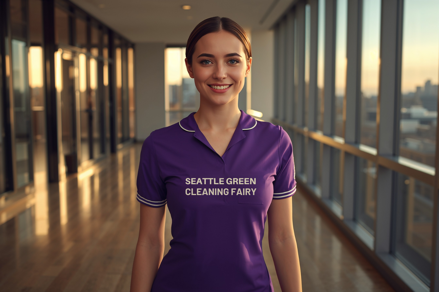 Professional house cleaning service in Denny Triangle Seattle shown inside a modern luxury apartment