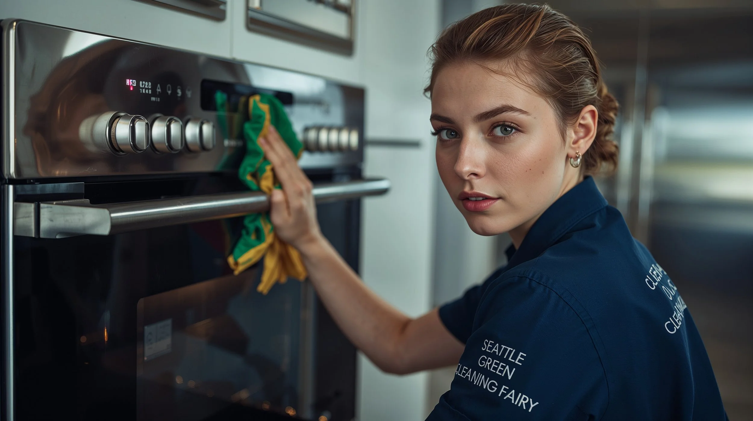 Kitchen appliance cleaning service in Brighton Seattle by Seattle Green Cleaning Fairy