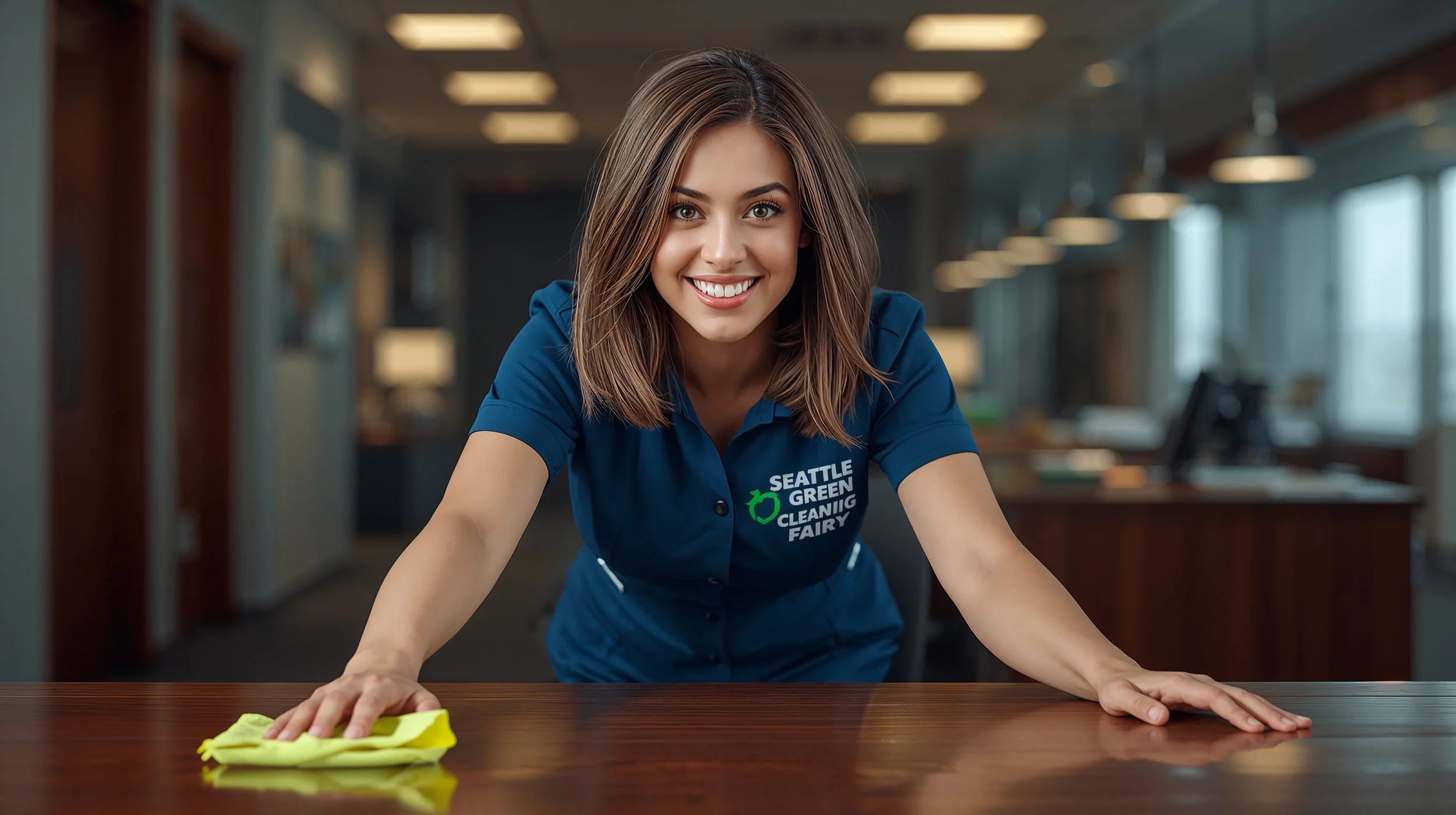 Executive office desk cleaning service in Seattle