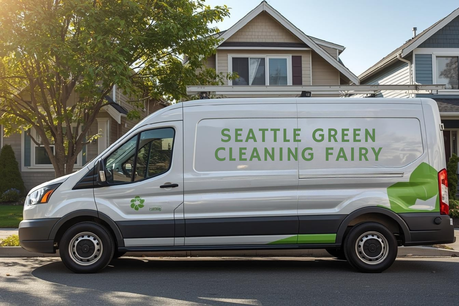 Seattle Green Cleaning Fairy service vehicle serving Mt Baker Seattle neighborhood
