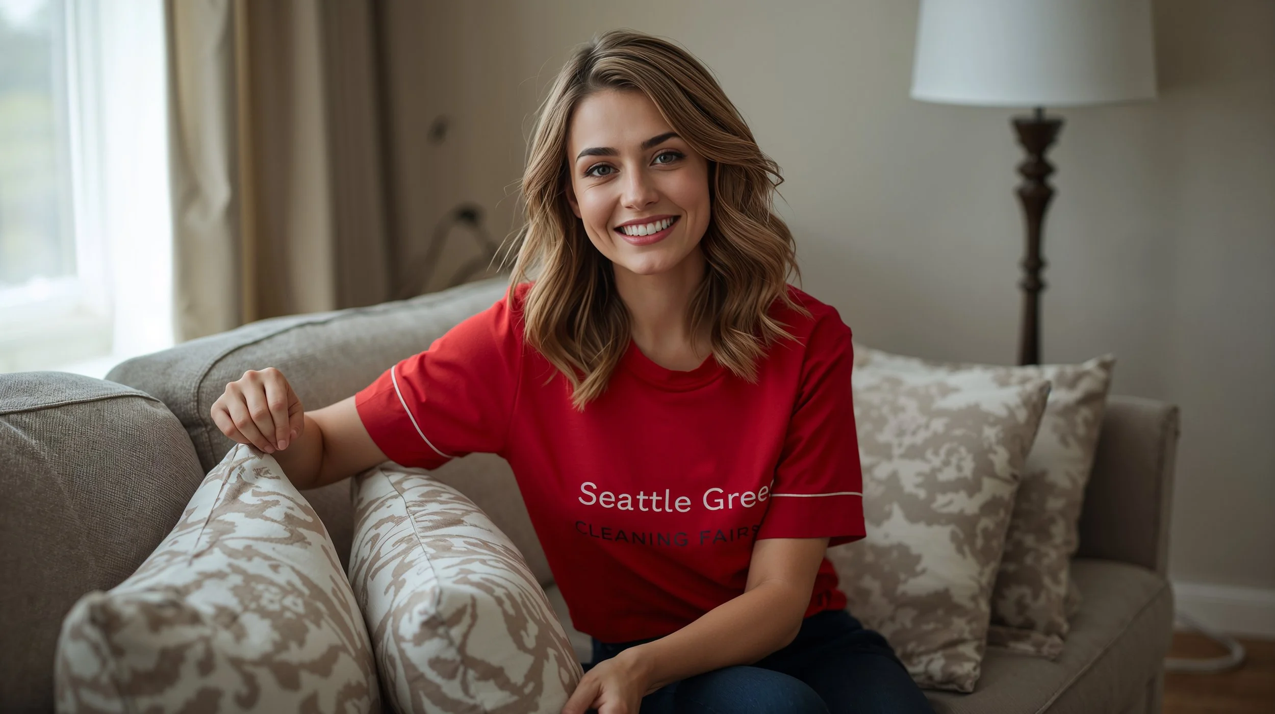 Professional living room cleaning in Alderwood Manor Washington