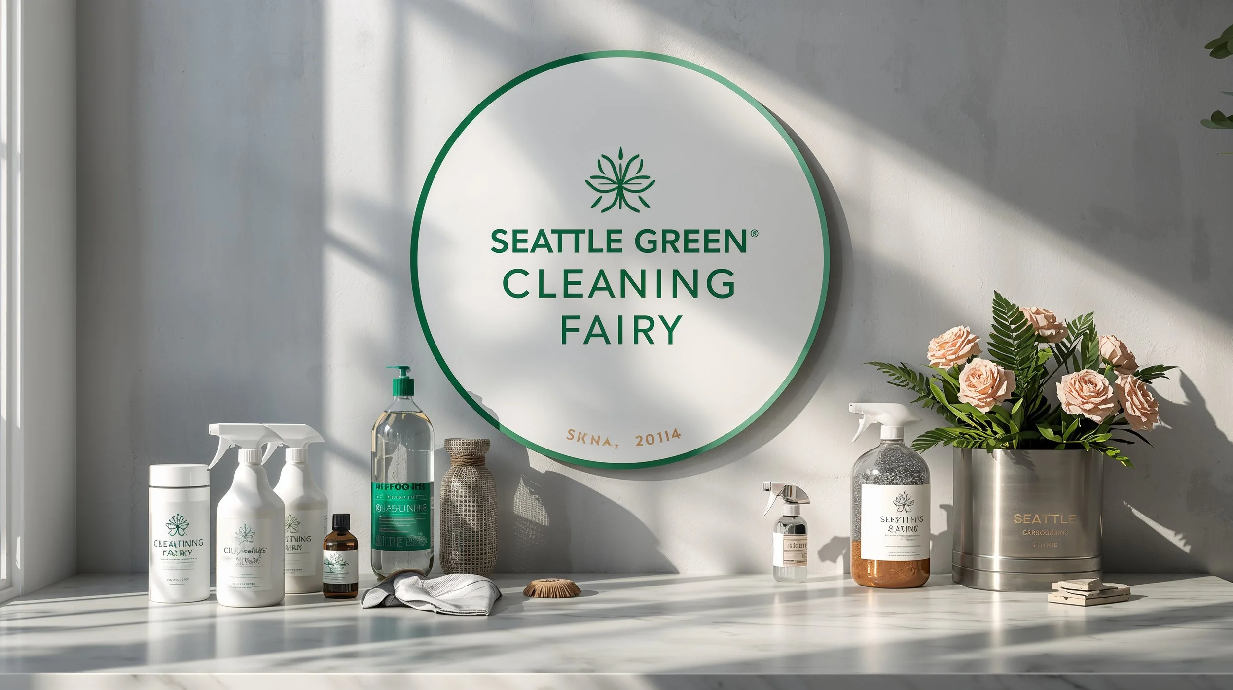 Seattle Green Cleaning Fairy branded house cleaning supplies in Eastlake Seattle WA