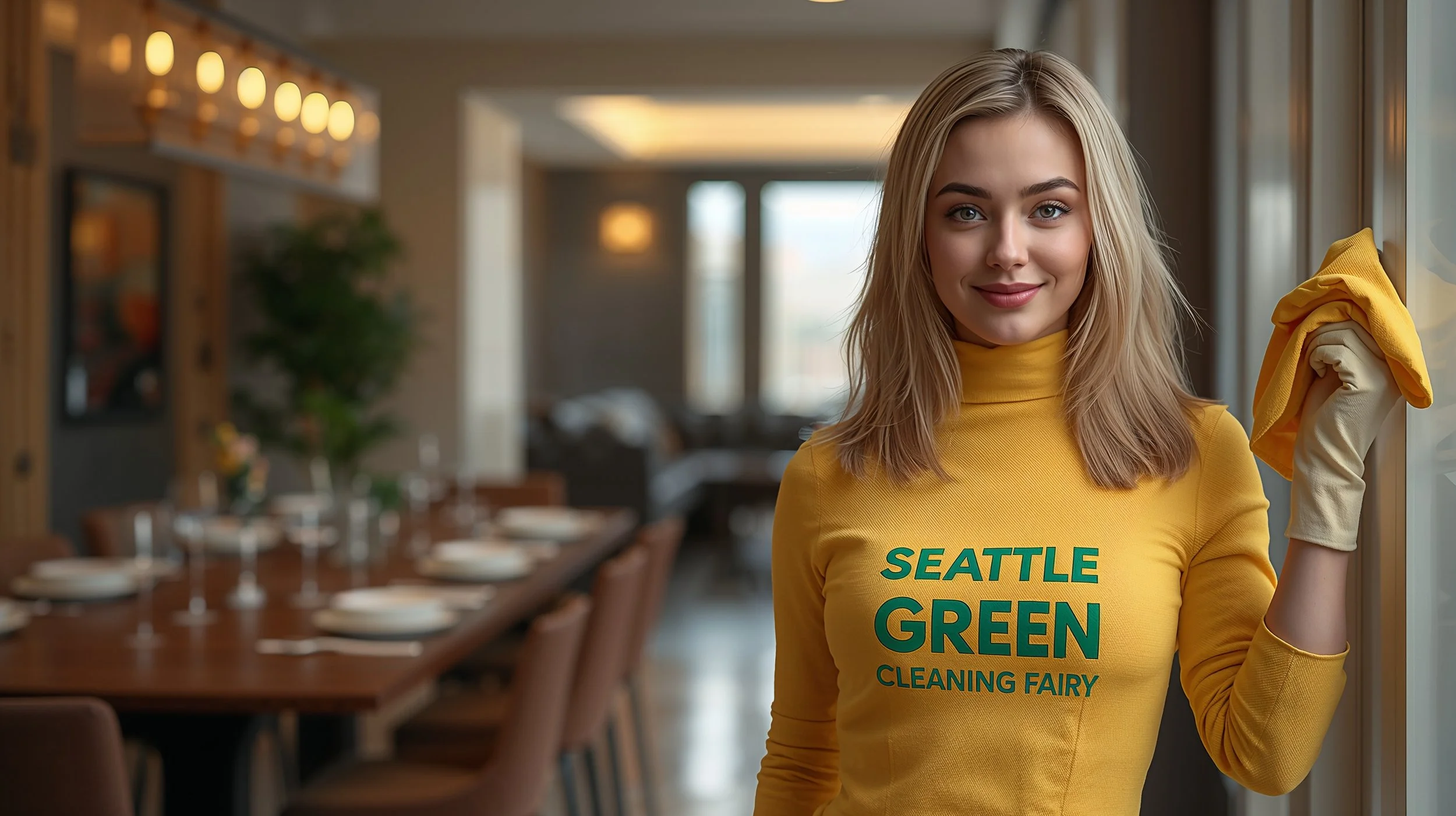 Residential house cleaning services in Hillman City Seattle featuring Seattle Green Cleaning Fairy team