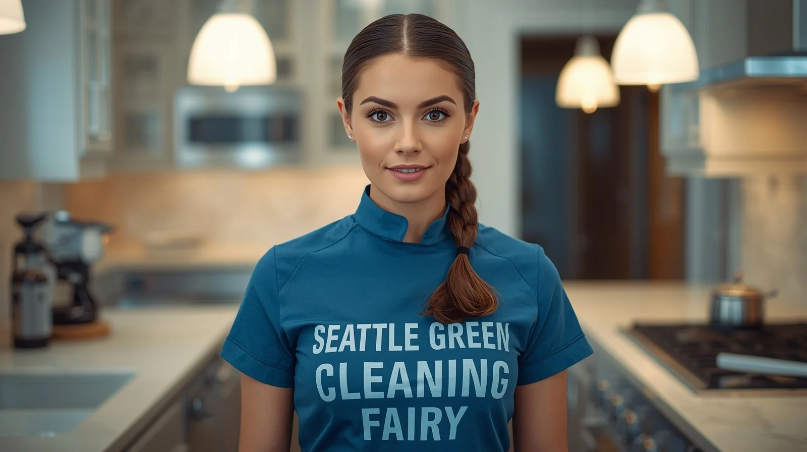 Final inspection after professional kitchen cleaning in Seattle