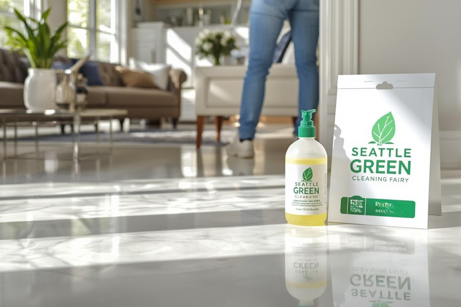 Image of a freshly cleaned Queen Anne home interior