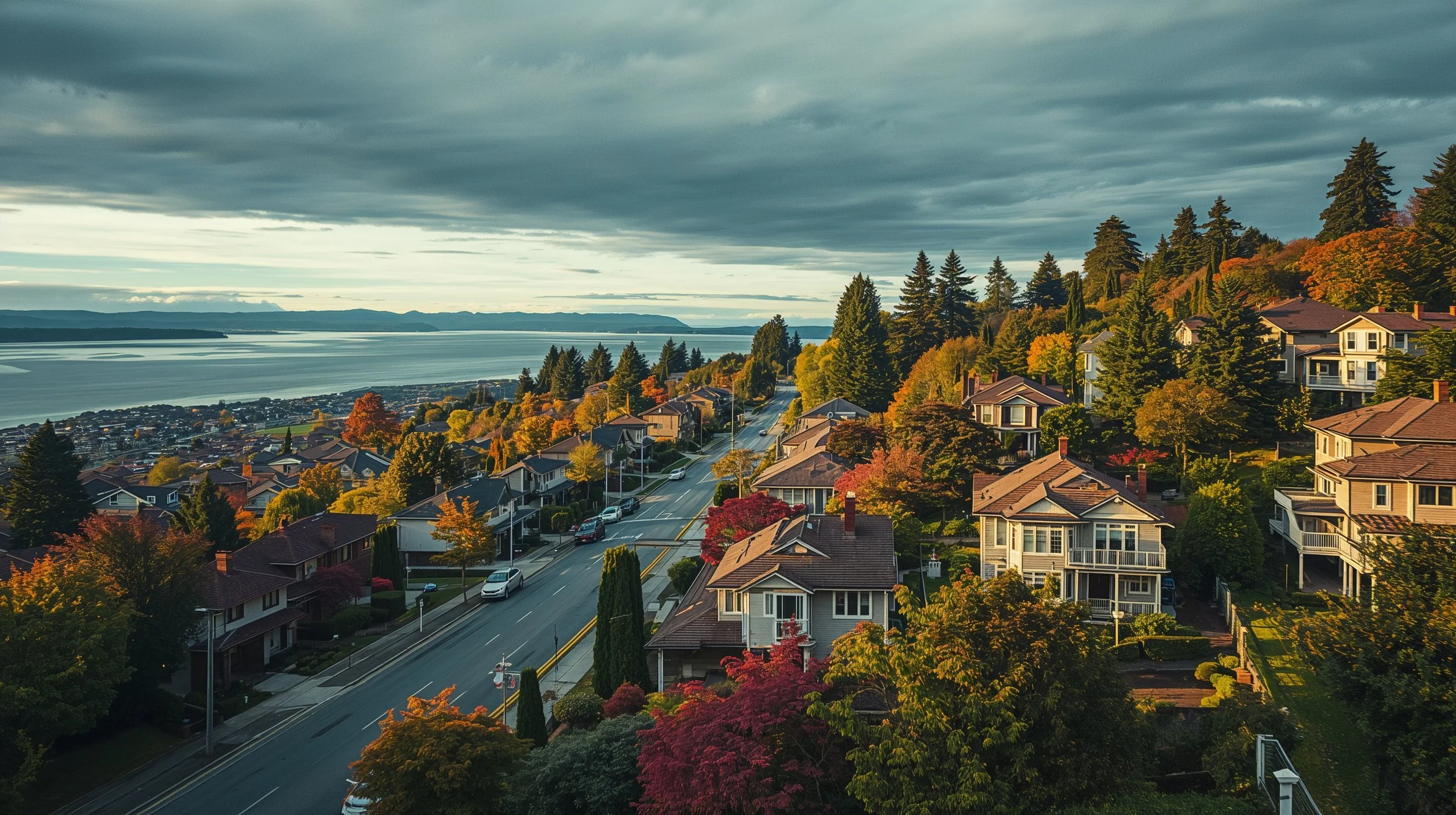 View Ridge Seattle homes overlooking Lake Washington