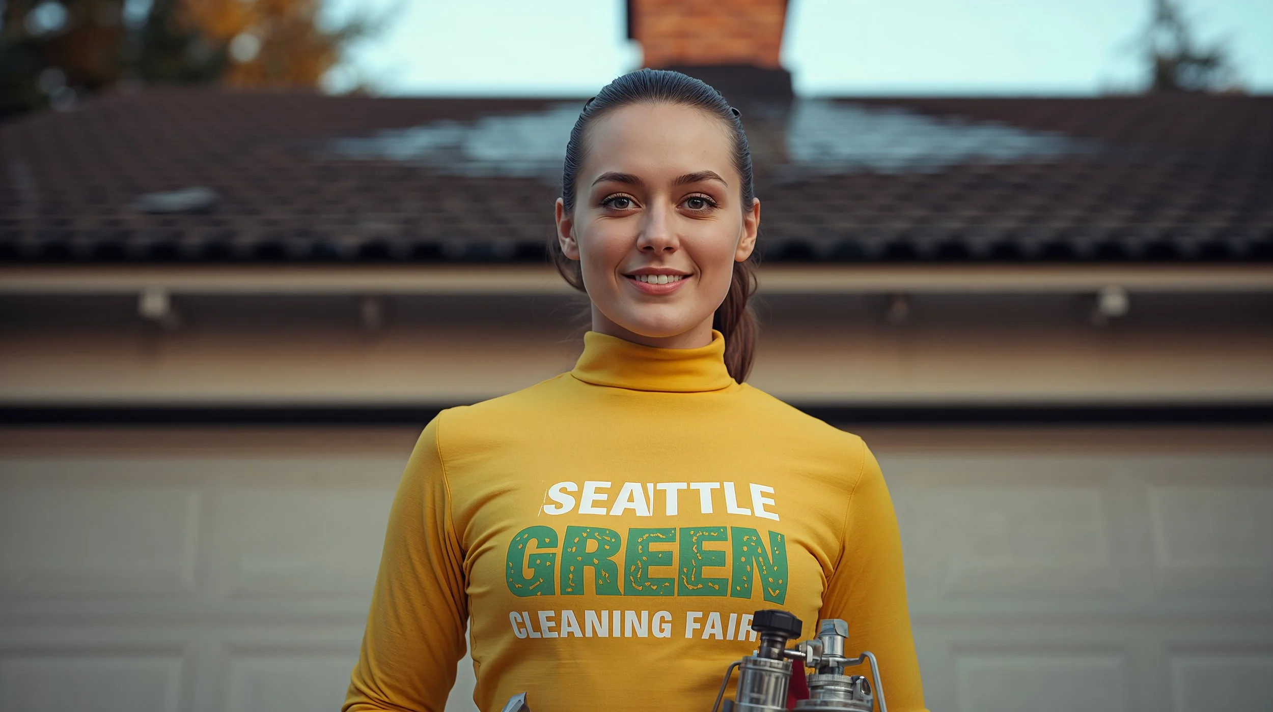 Expert chimney cleaning service performed at a Seattle residential home