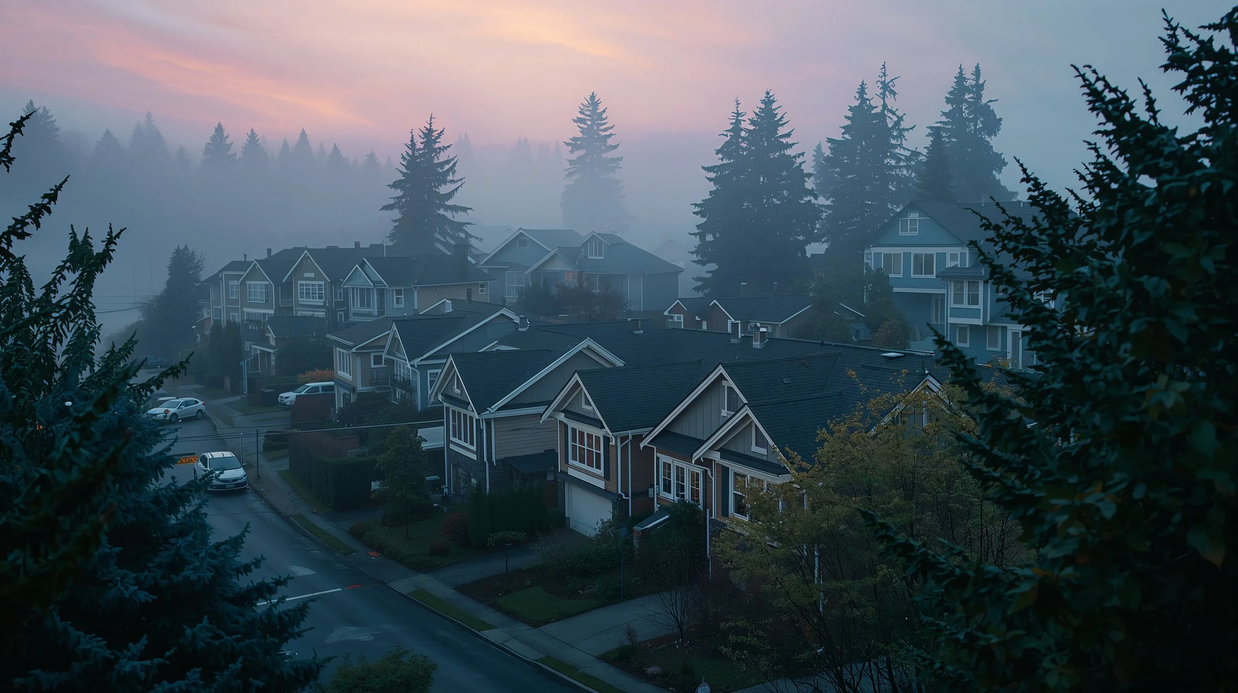 Suburban Homes with Foggy Seattle Atmosphere.jpg