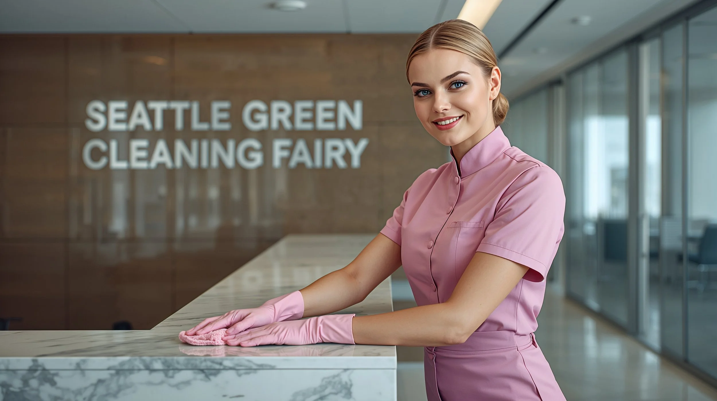 Medical office reception cleaning service in Seattle