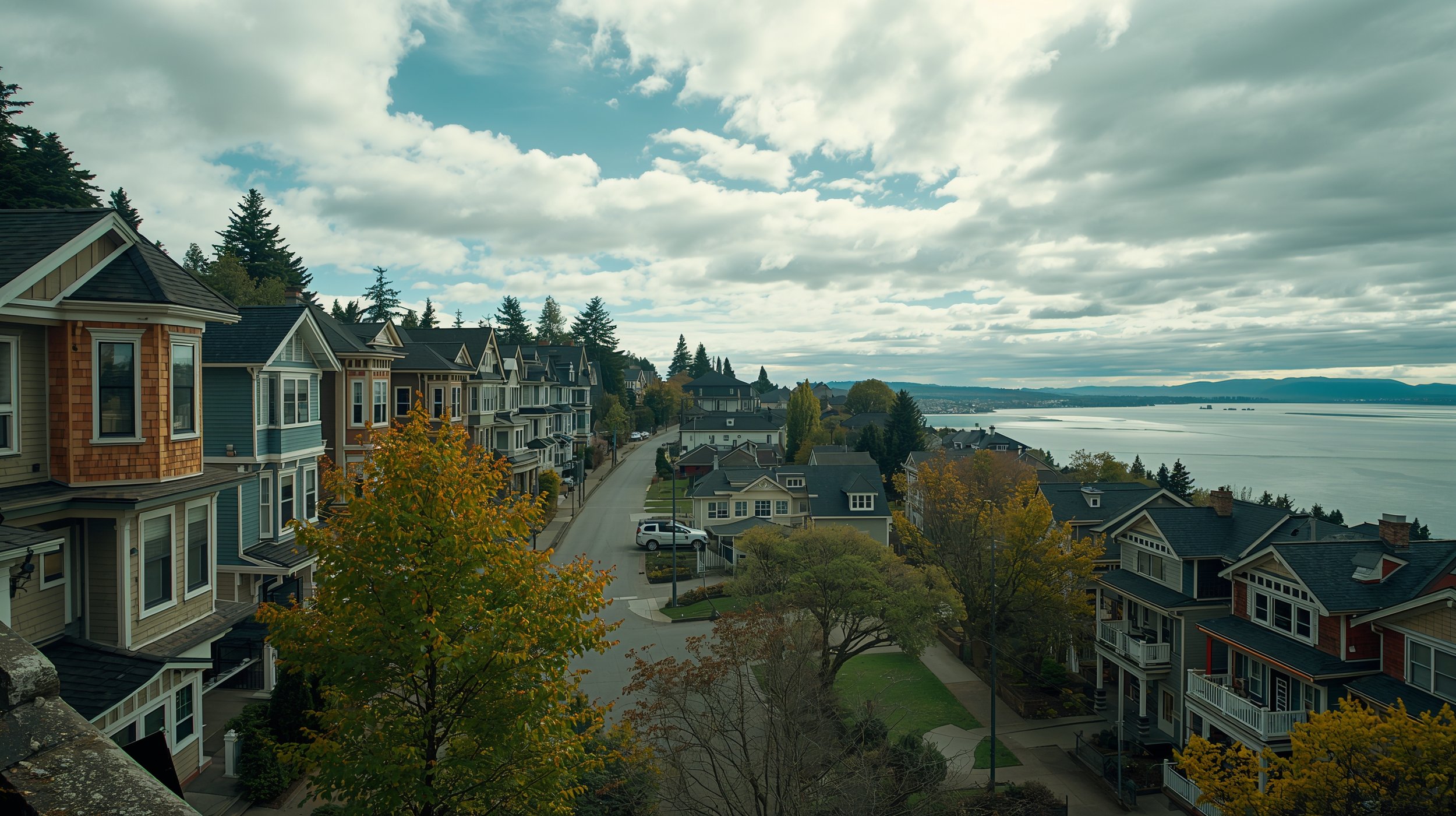 Madison Valley Seattle homes with tree lined streets