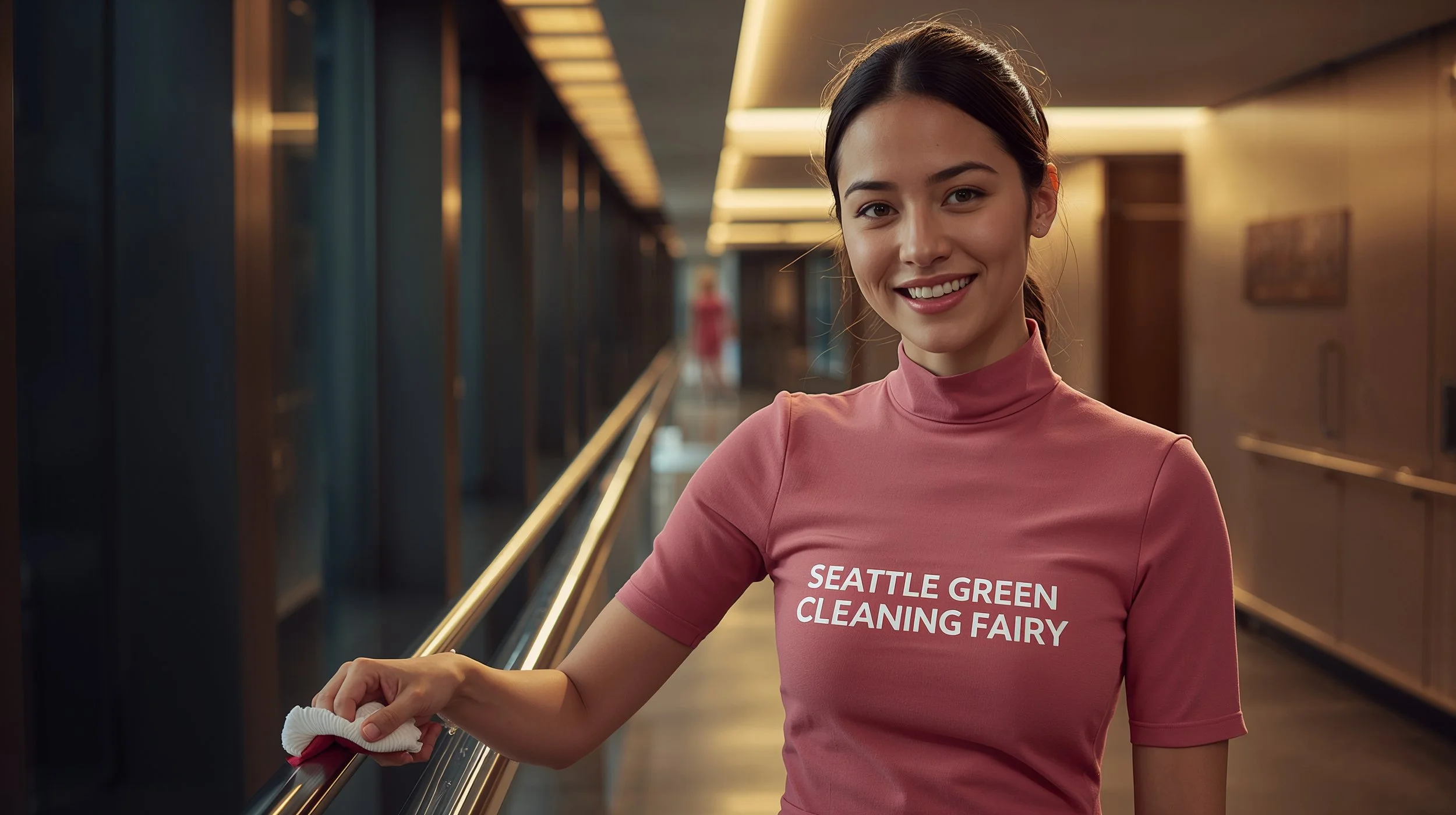 Detailed hallway cleaning service for Seattle apartment buildings by Seattle Green Cleaning Fairy