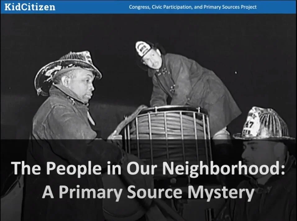 Ilene and Michael Berson talk about engaging young students in Inquiry with primary sources