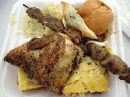 Souvlaki/Chicken Combo - $14