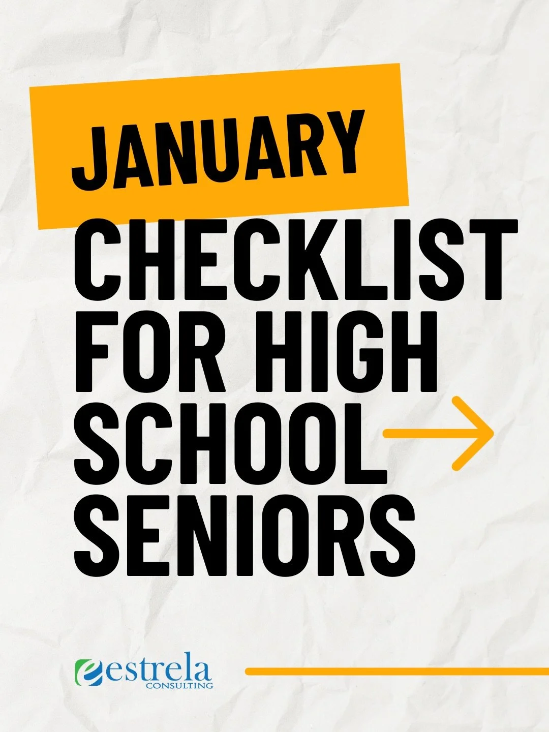 January is the start of a New Year and a new semester, which means you have the unique advantage of a fresh start in more than one way! 🗓️✨

Here&rsquo;s a college checklist to follow with suggestions of ways you can start off January on a great not