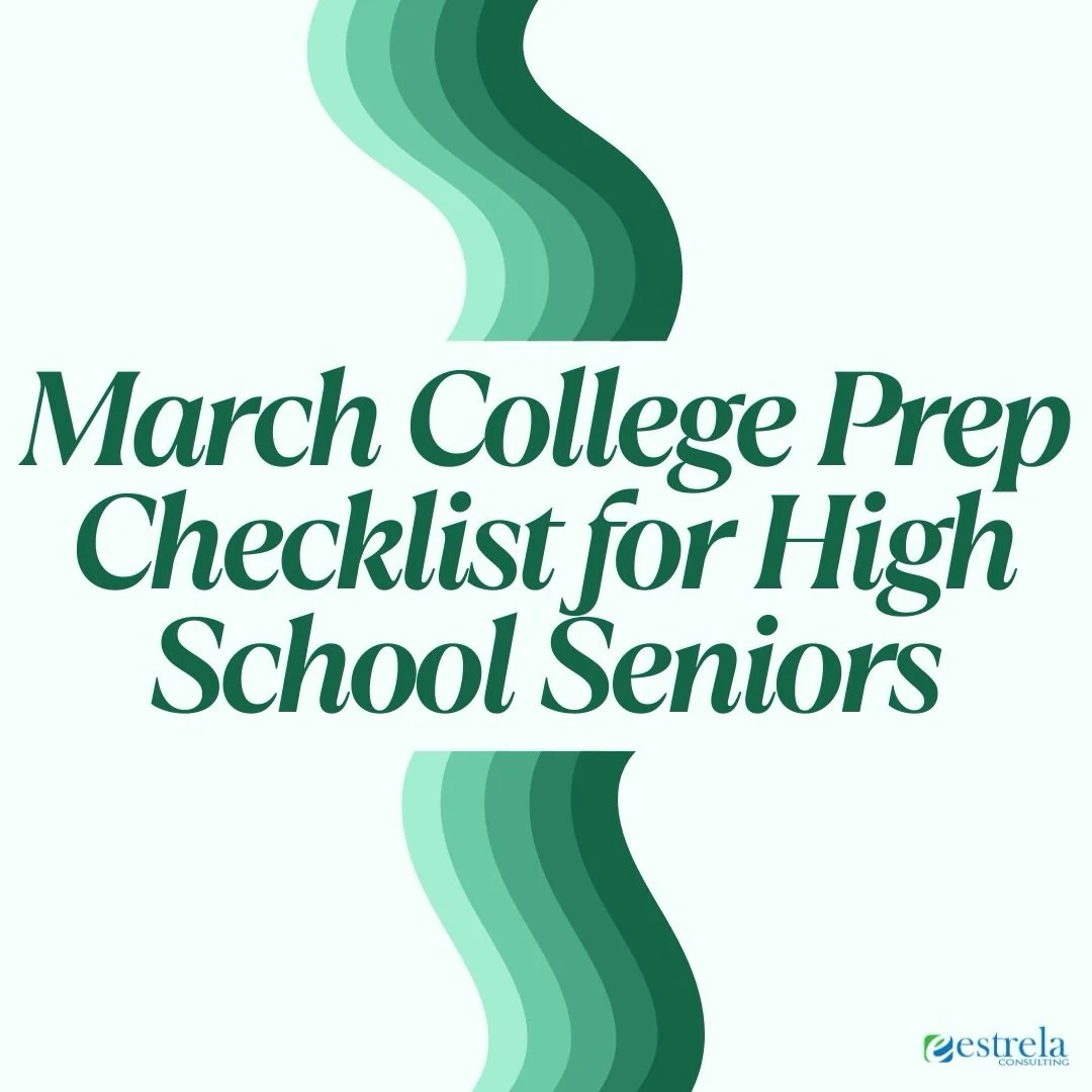 Seniors! You&rsquo;re almost to the finish line 🏁🎓

BUT you still have some responsibilities to finish up before your high school career is over. Here&rsquo;s what you should focus on throughout the month of March:

#collegeprep #collegechecklist #