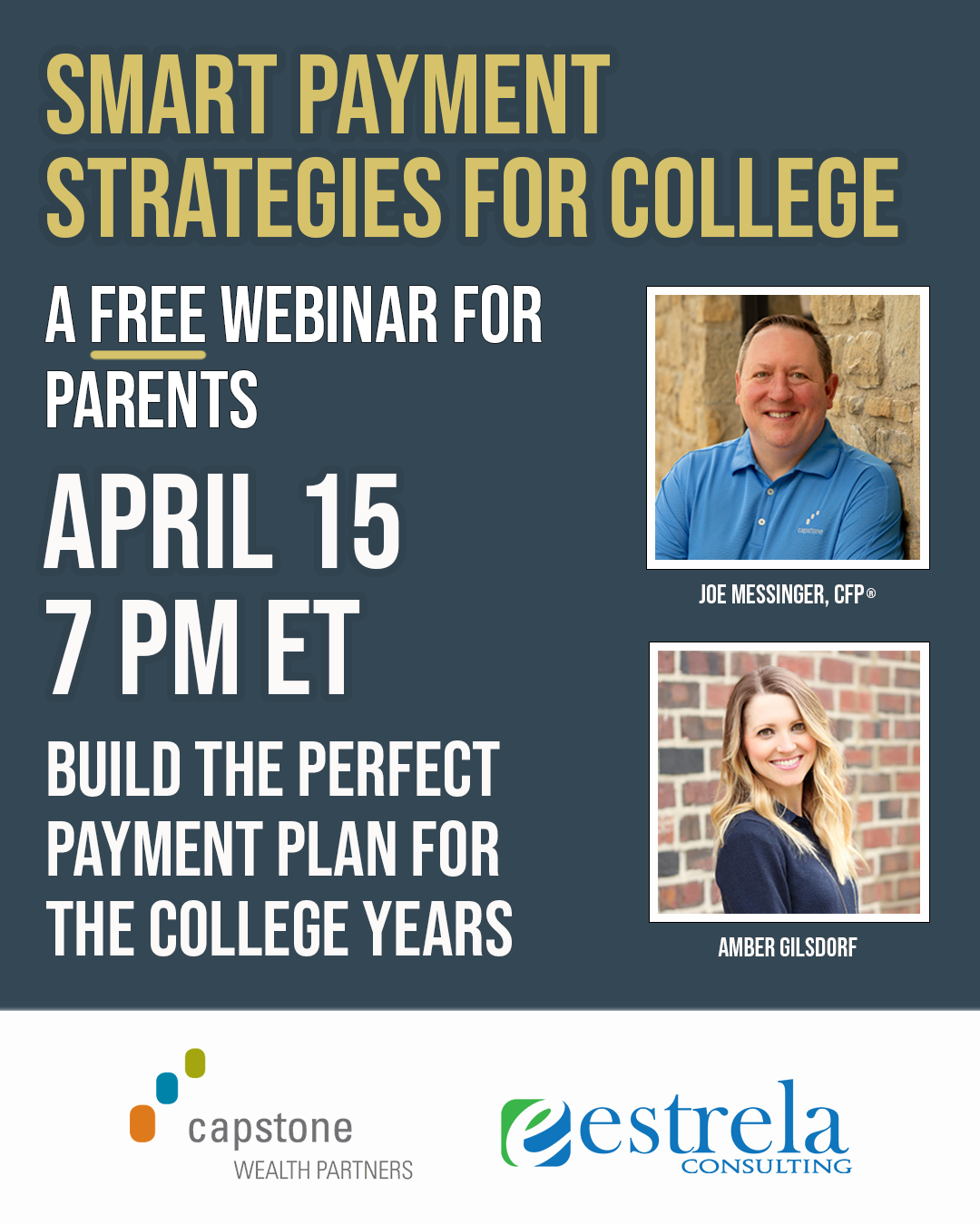 Free Webinar: Smart Payment Strategies for College