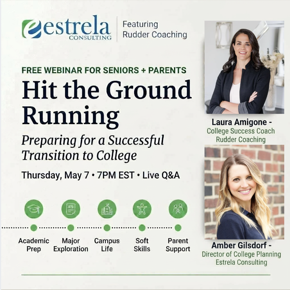Webinar: Hit the Ground Running: Preparing for a Successful Transition to College 