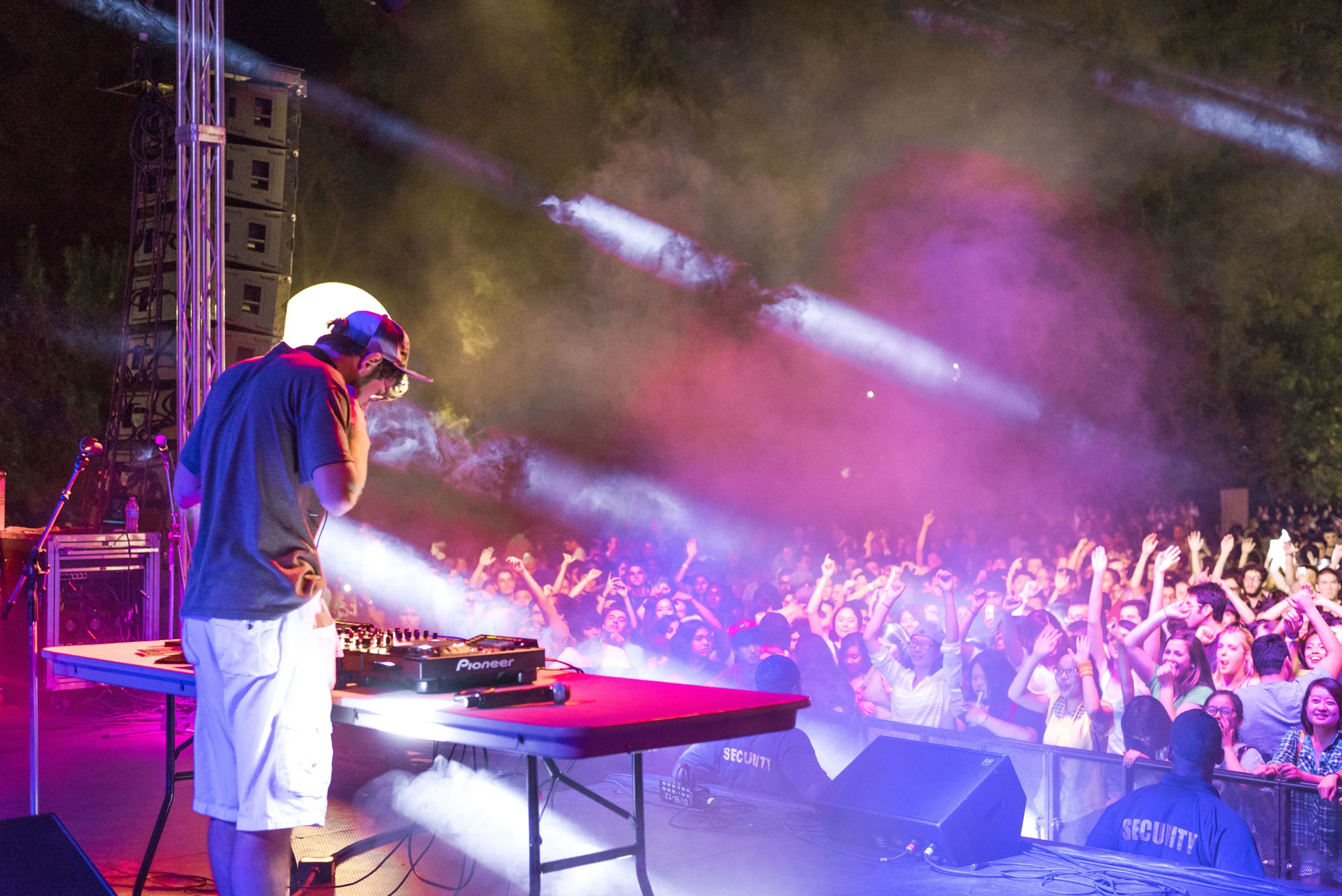   *Unknown DJ at a UC Davis event (Davis, California)  