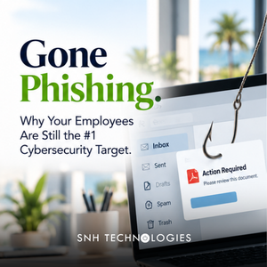 Gone Phishing Employee Email Cybersecurity graphic