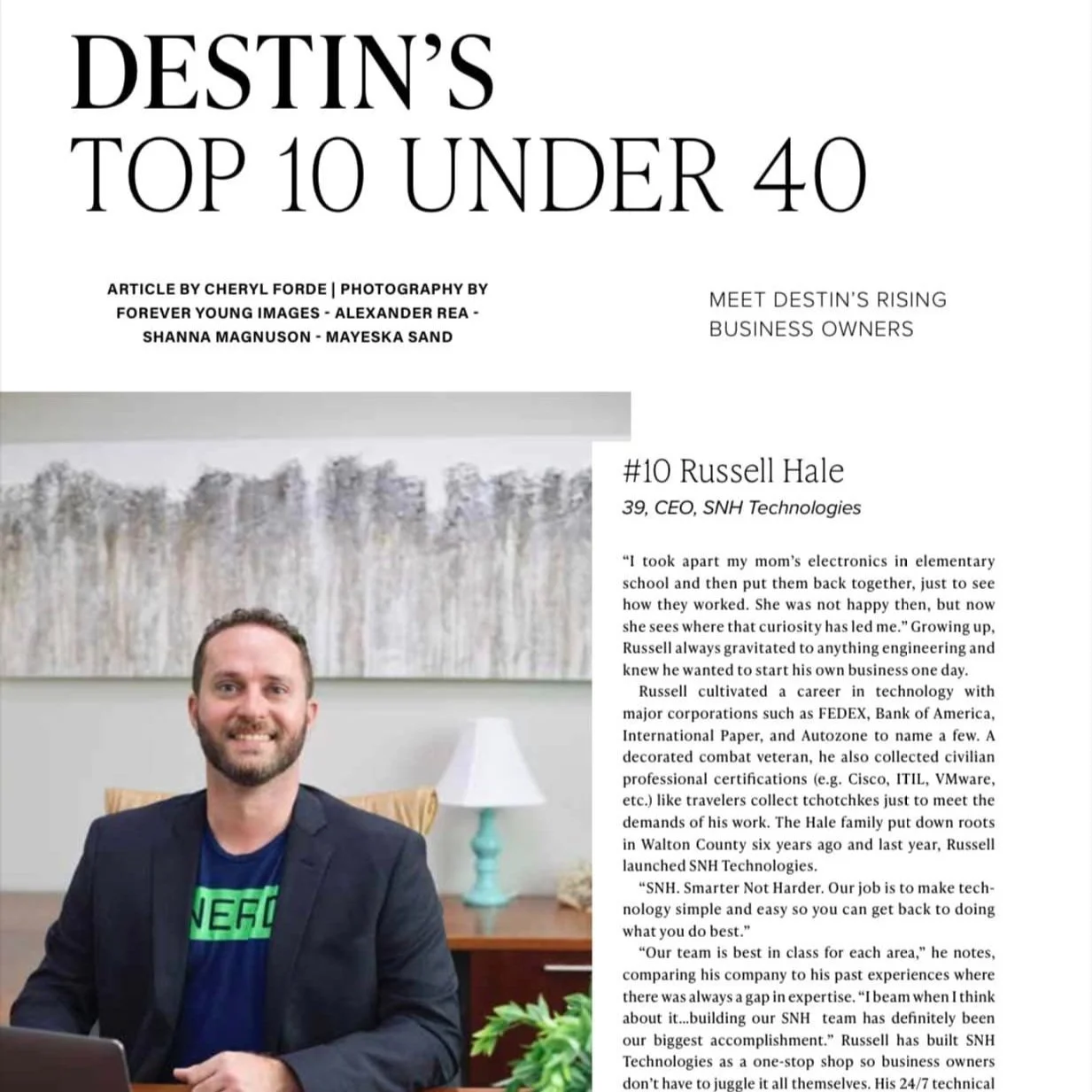 Destin City Life Honors Top 10 Under 40 