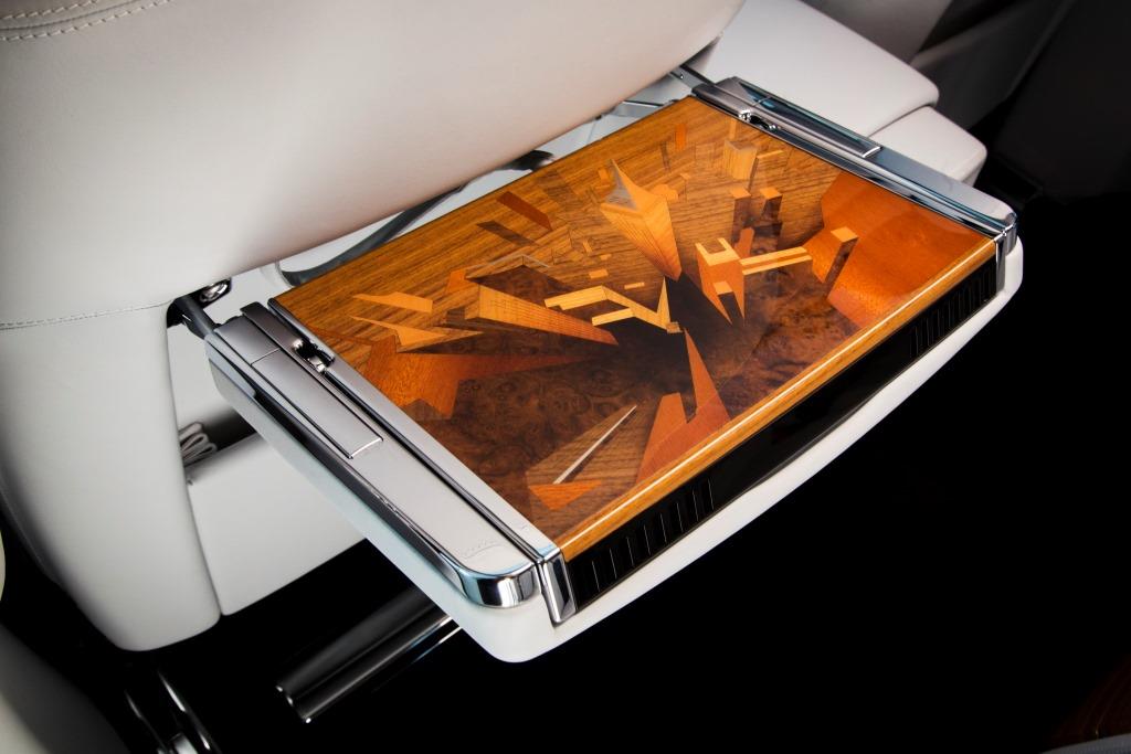 Marquetry with Rolls-Royce
