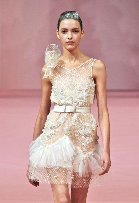 Spring 2013 Haute Couture: Alexis Mabille's Lace and Frivolities —  CoutureNotebook