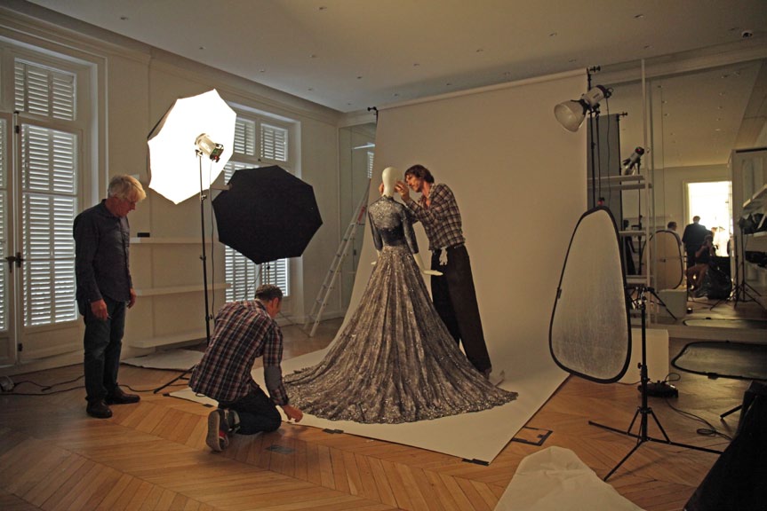 Shooting photo for the catalogue © Eric Pellerin / Horizon Pictures