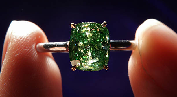 The 5.03-carat the Aurora Green