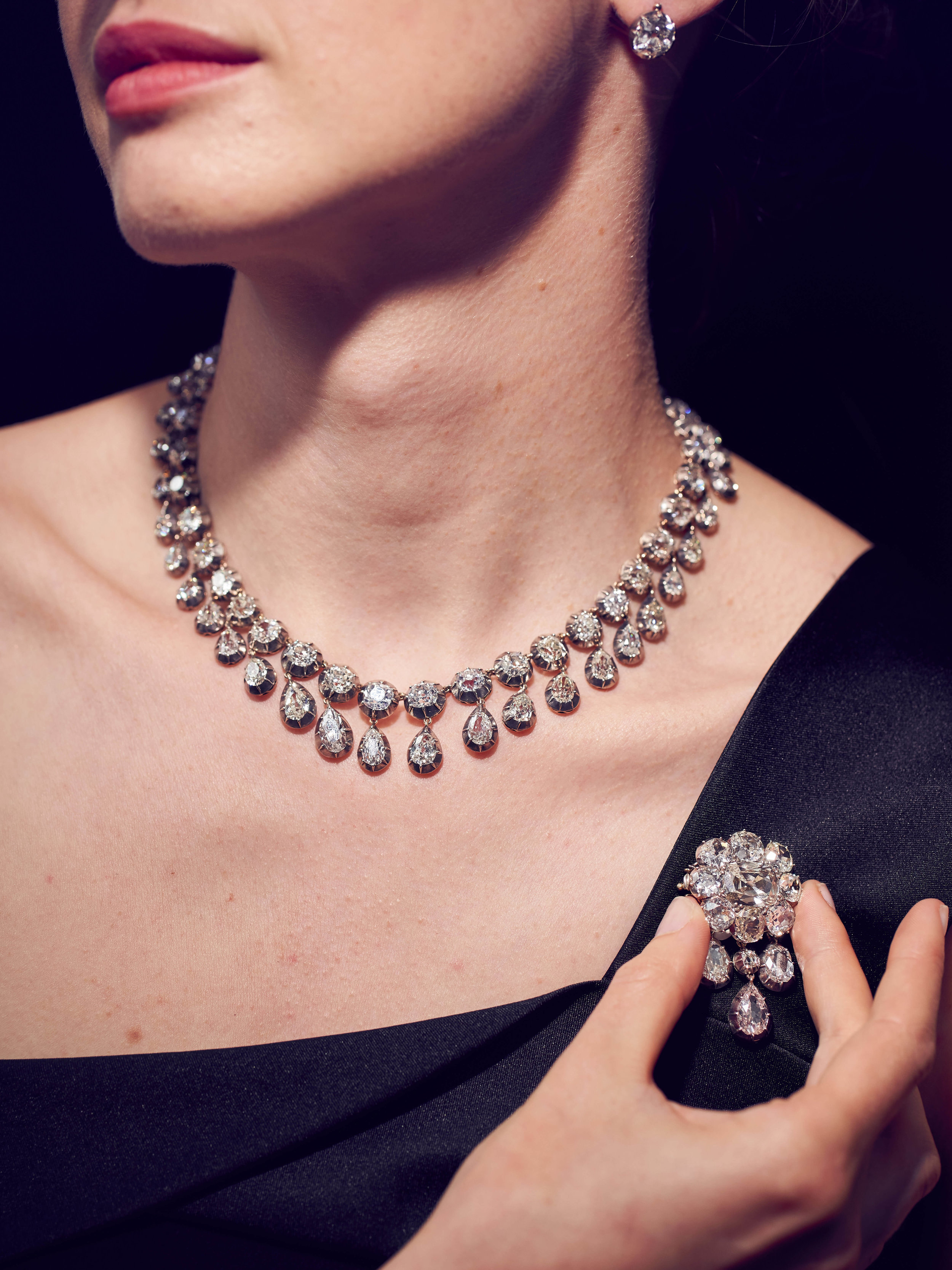 Marie Antoinette Chanel -inspired Diamond Necklace.
