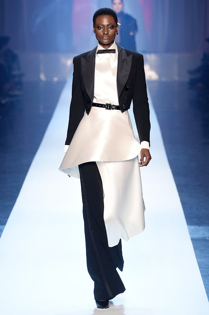 Jean Paul Gaultier Couture - 36. A male tailcoat with a wasp waist