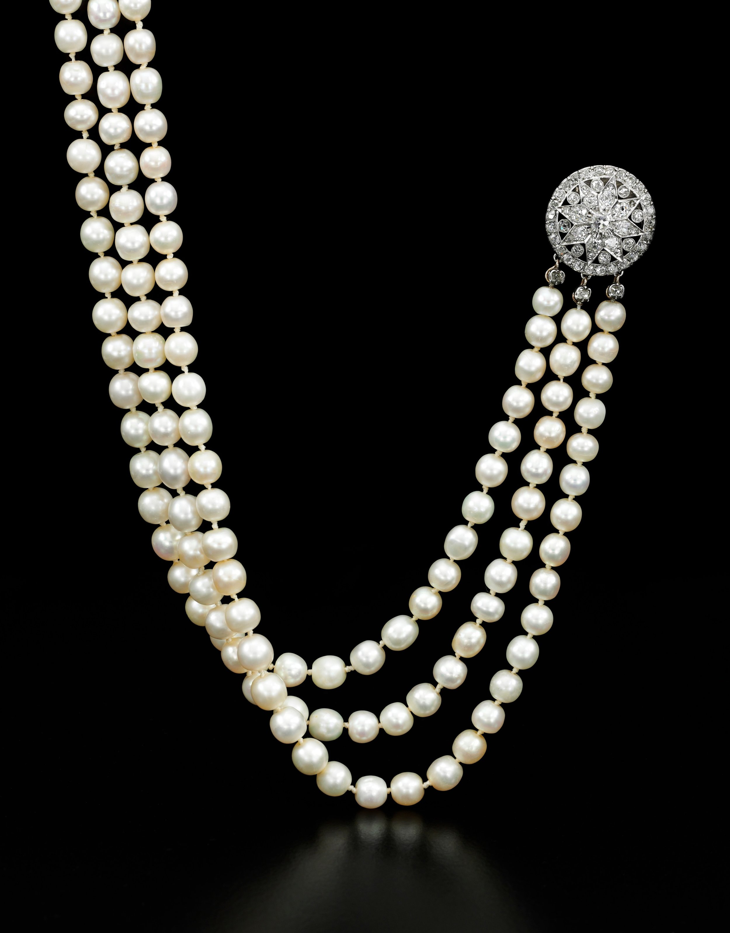 Important natural pearl and diamond necklace - on black - Royal Jewels from the Bourbon Parma Family - Sotheby's 14 November 2018.jpg